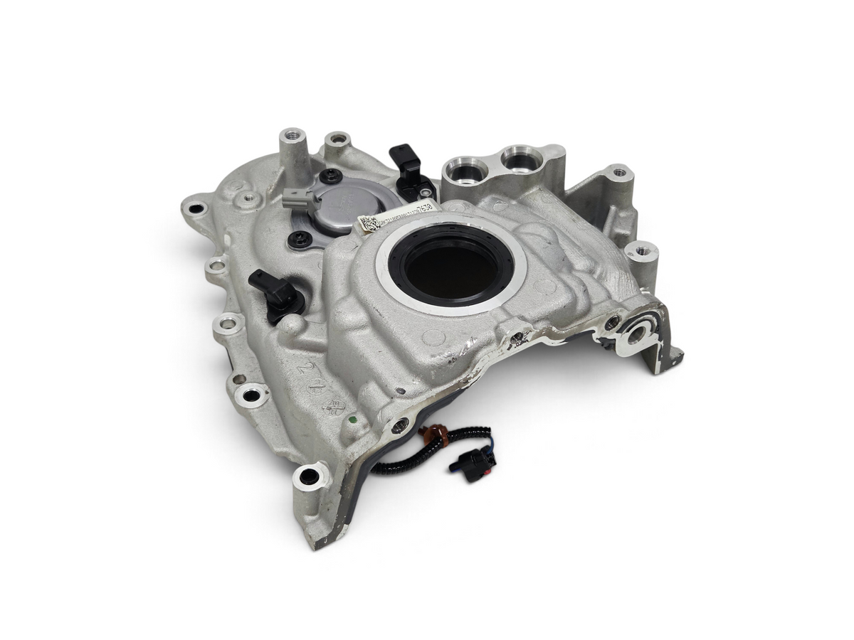 Send it Auto Parts OEM GM Corvette C8 LT2 engine front cover with sensors and oil pump control valve