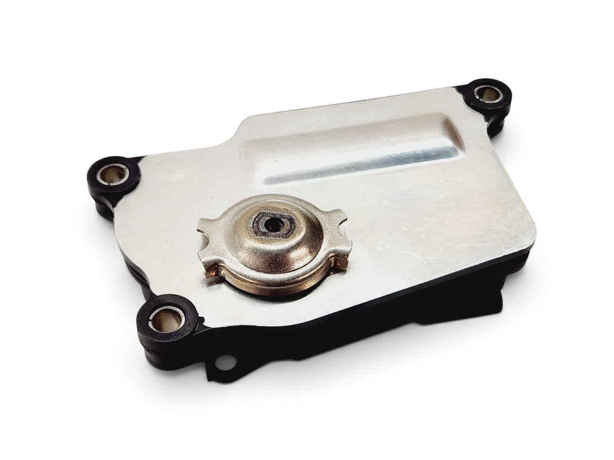 Send it Auto Parts OEM Chevy Corvette C8 performance exhaust actuator valve with metal housing and mounting points