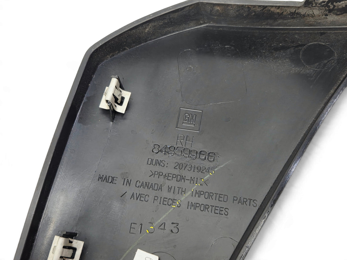 Send it Auto Parts OEM GM splash guard wheel opening protector for Corvette C8 showing part number 84859966