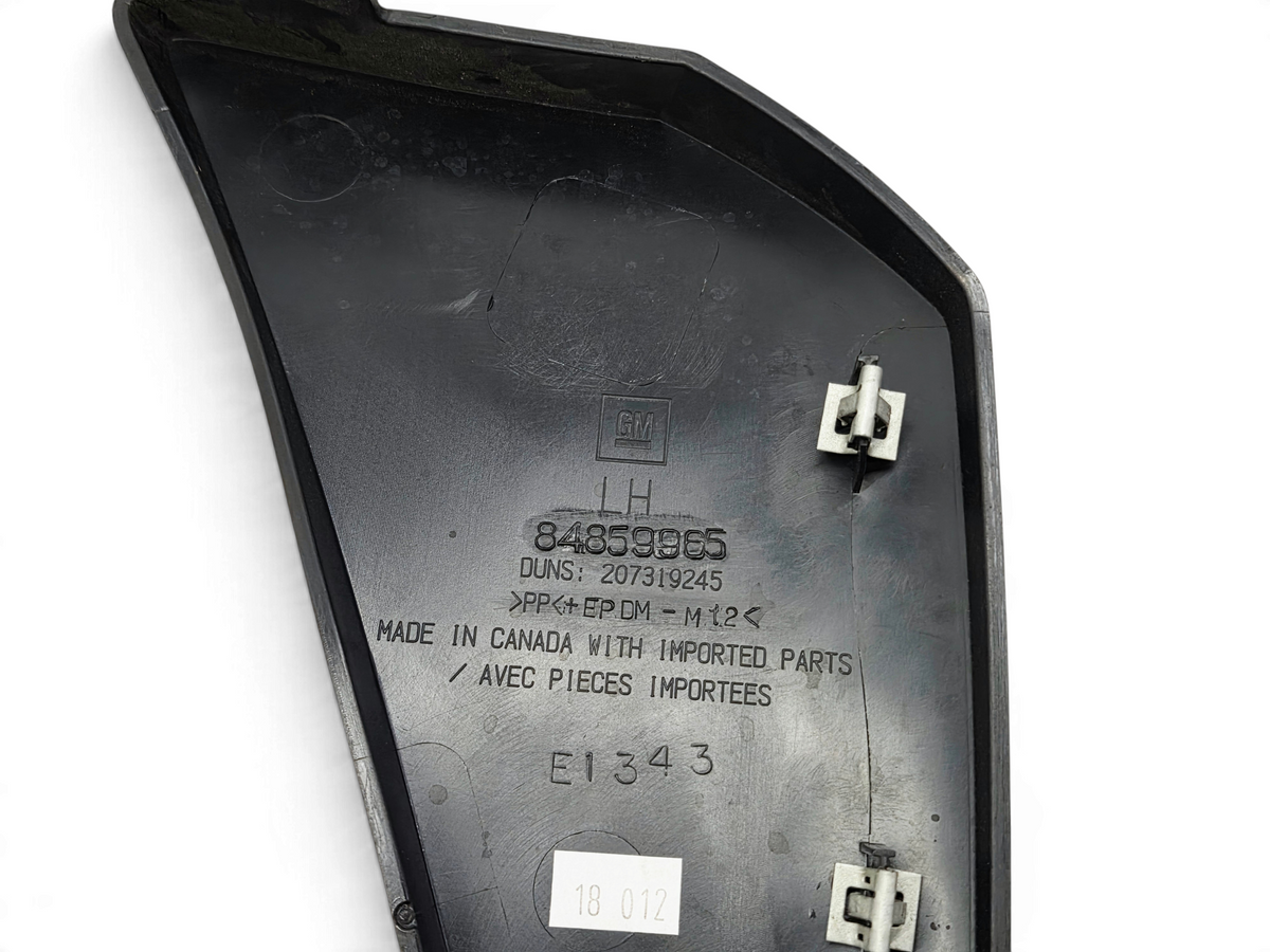 Send it Auto Parts OEM black plastic splash guard wheel opening protector for Chevrolet Corvette C8