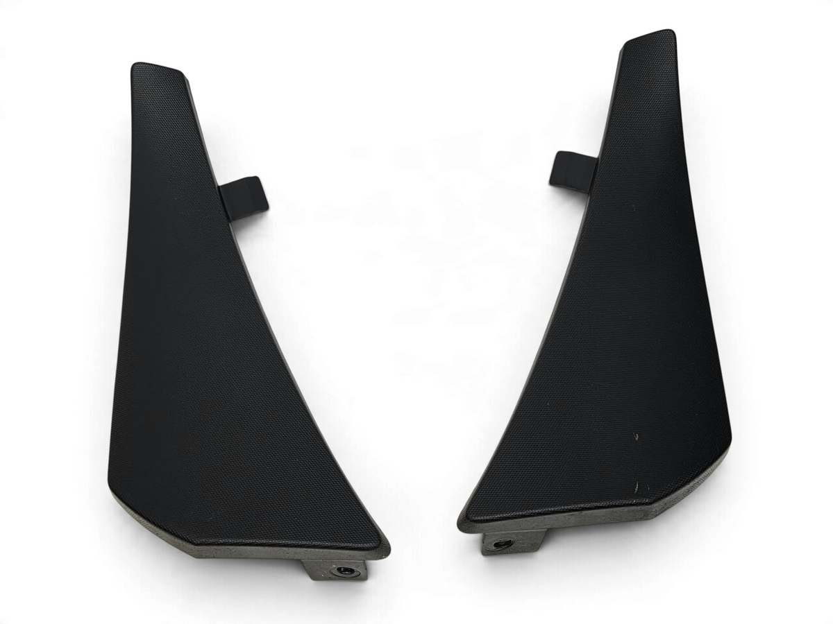 Send it Auto Parts OEM black plastic splash guard wheel opening protectors for 2020-2026 Chevrolet Corvette C8