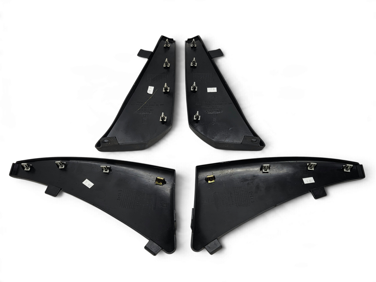 Send it Auto Parts OEM black plastic front and rear splash guard wheel opening protectors for Chevrolet Corvette C8