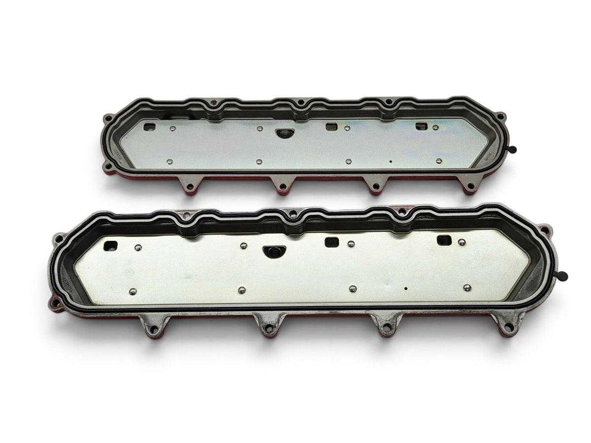 Send it Auto Parts OEM Chevy Corvette C8 Stingray 6.2L LT2 engine valve covers showing underside and gaskets