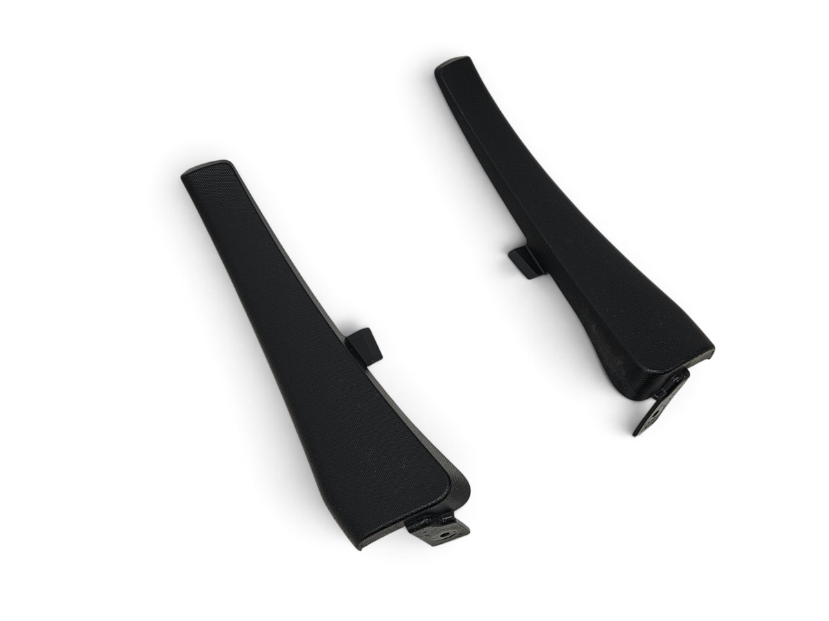 Send it Auto Parts OEM black front wheel opening moldings for Chevrolet Corvette C8 Z06, E-Ray, and ZR1.