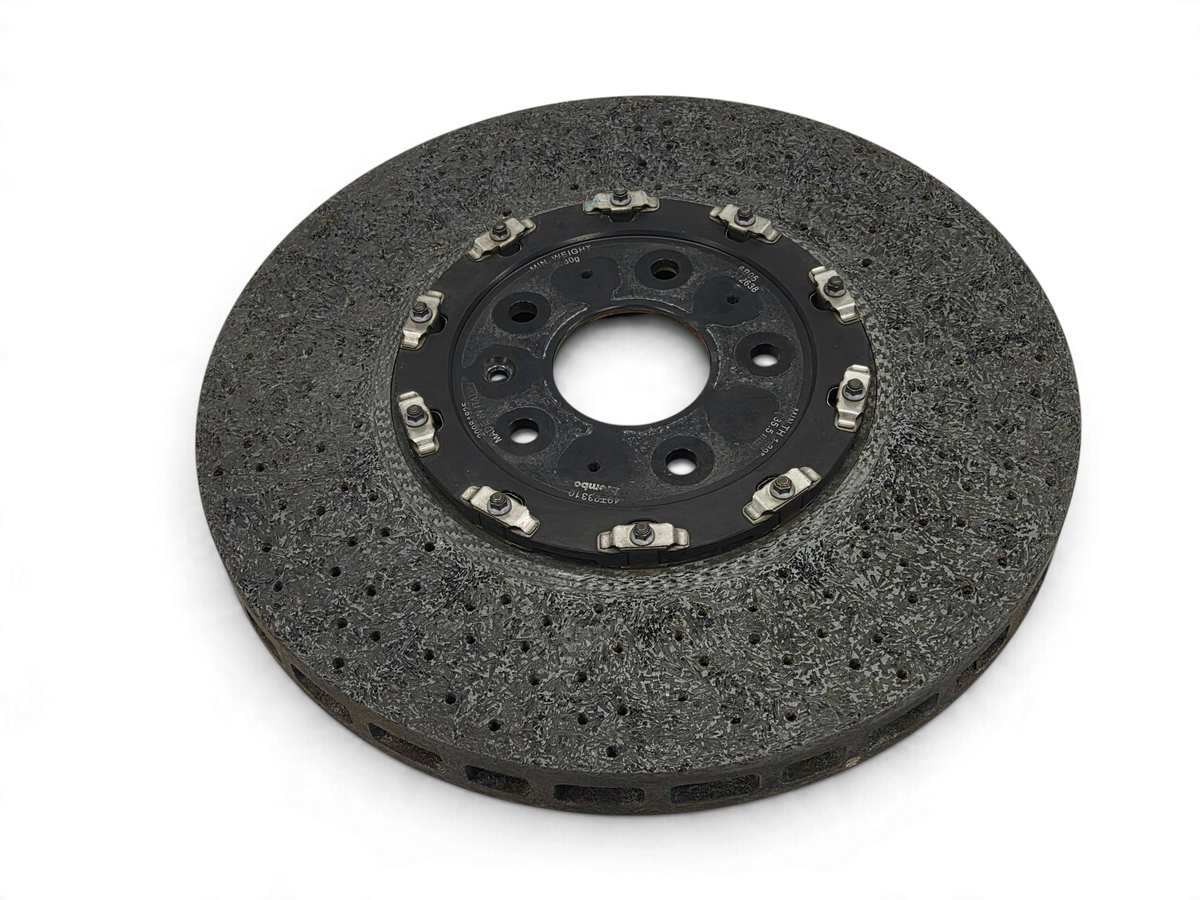 Send it Auto Parts carbon ceramic front brake rotor for Corvette C7 Z06 and Grand Sport, core for parts or repair.