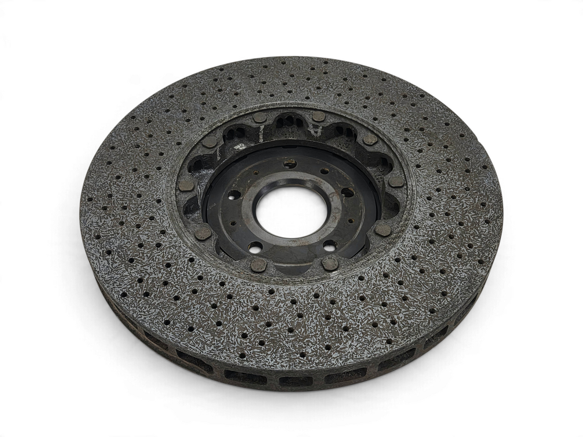 Send it Auto Parts front carbon ceramic brake rotor for Chevrolet Corvette C7 Z06 with visible surface texture