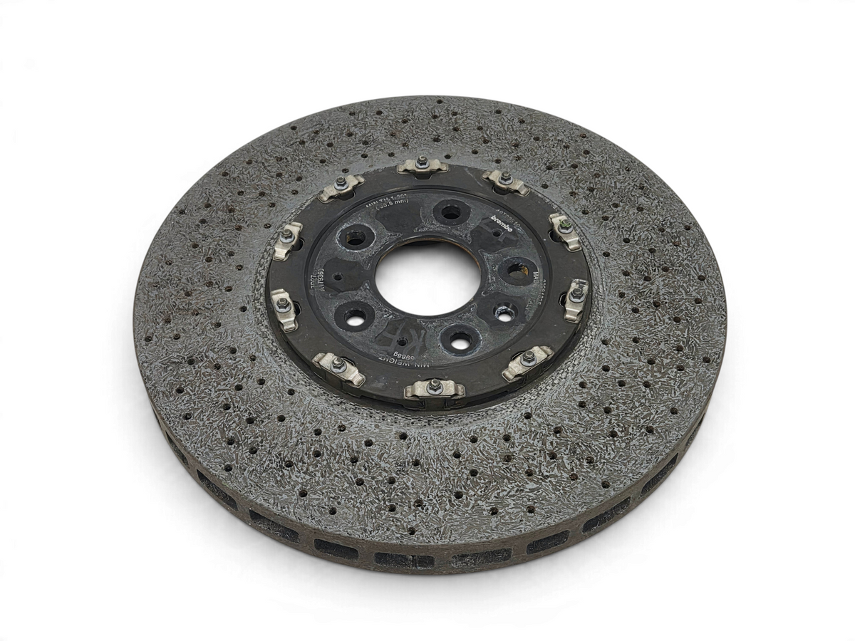 Send it Auto Parts front carbon ceramic brake rotor for 2015-2019 Chevrolet Corvette C7 Z06 and Grand Sport models.