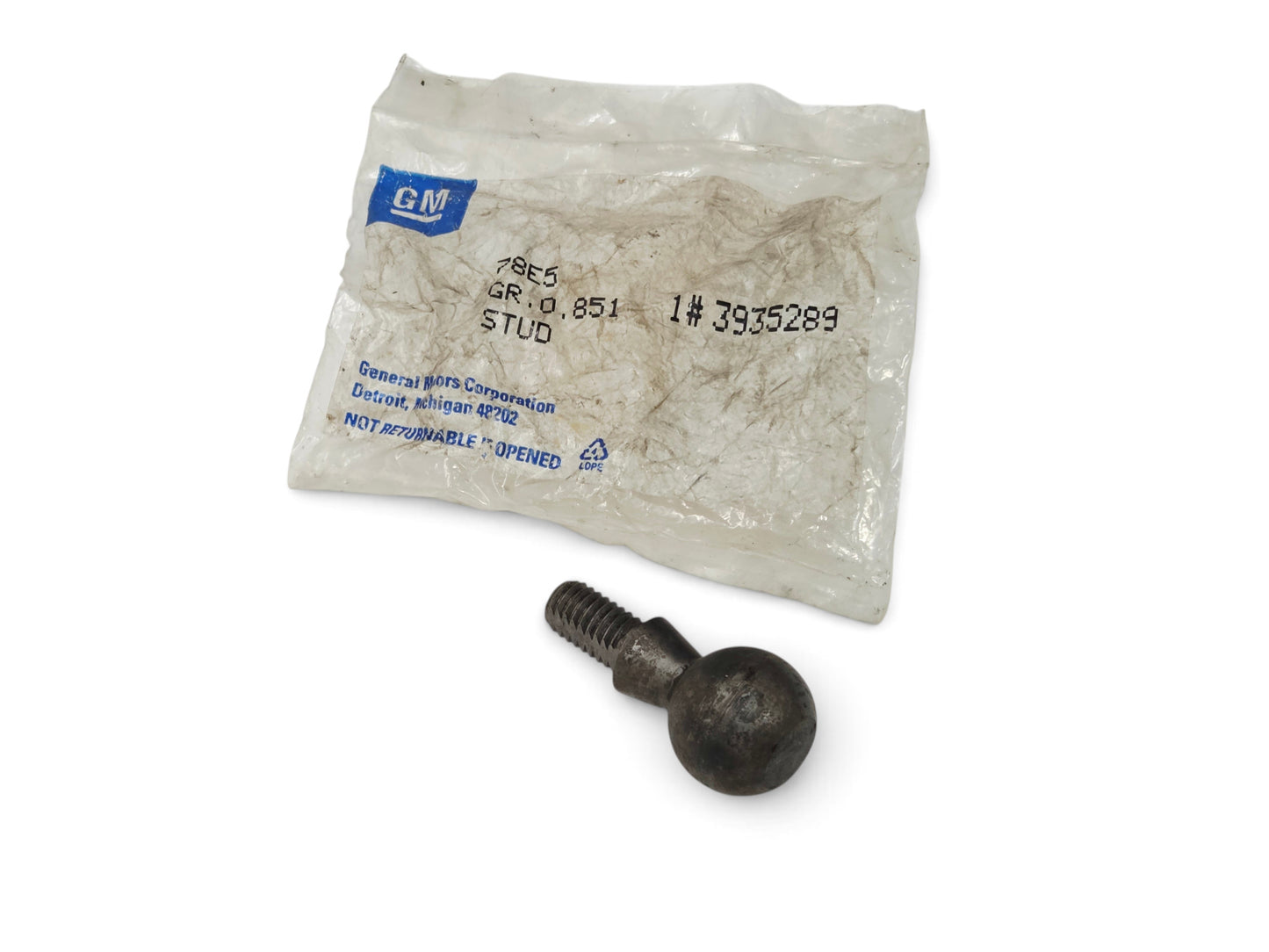 Send it Auto Parts OEM GM clutch cross shaft ball stud for 1972-1981 Corvette C3 in original packaging