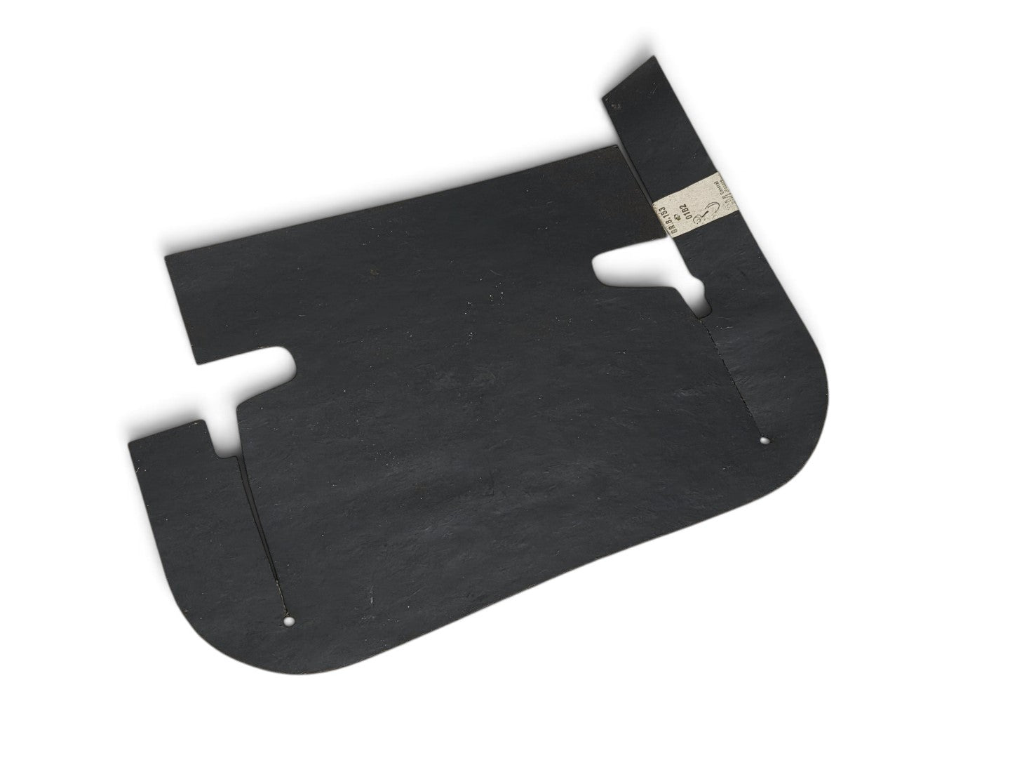Send it Auto Parts OEM 1967 Corvette C2 black rubber inner fender dust shield with part number 3908199