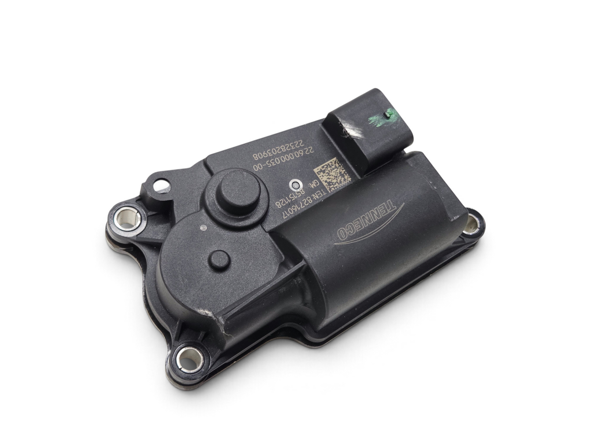 Send it Auto Parts genuine OEM GM Chevy Corvette C8 performance exhaust actuator valve in black plastic