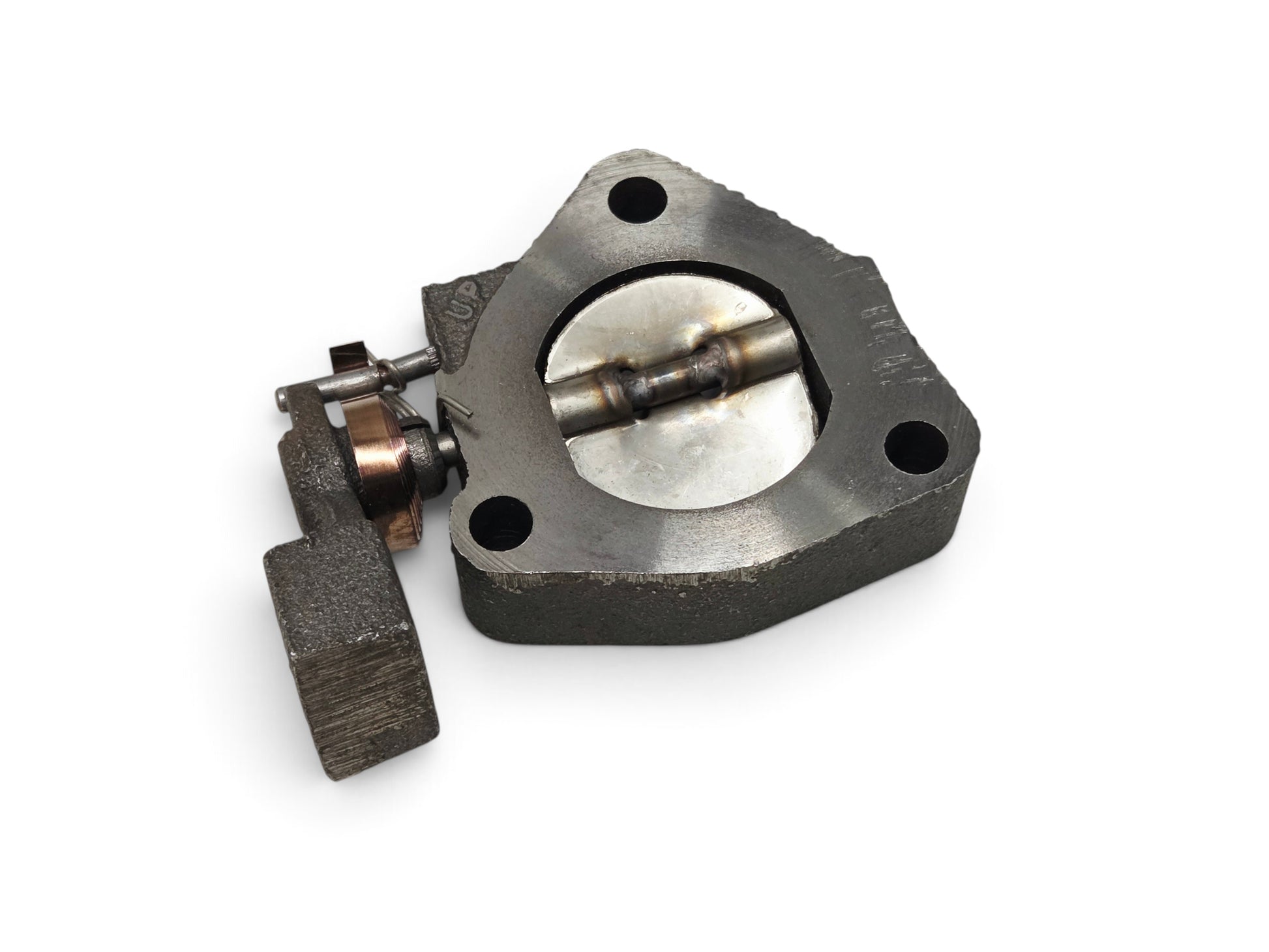 Send it Auto Parts 2-inch exhaust heat riser valve for 1957-1974 Corvette C1 C2 C3 passenger side manifold