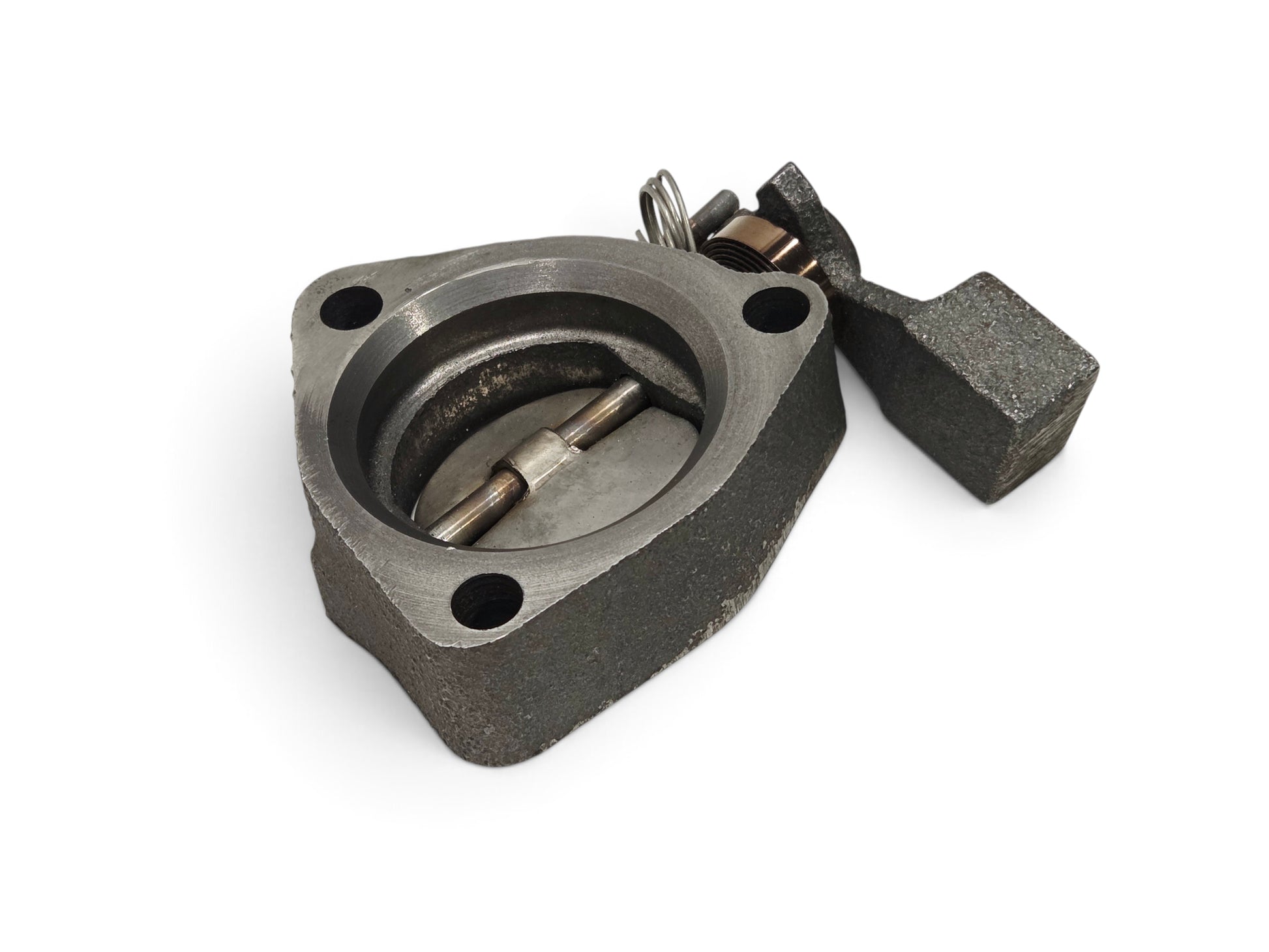 Send it Auto Parts 2-inch exhaust heat riser valve for 1957-1974 Corvette, featuring a durable metal construction.