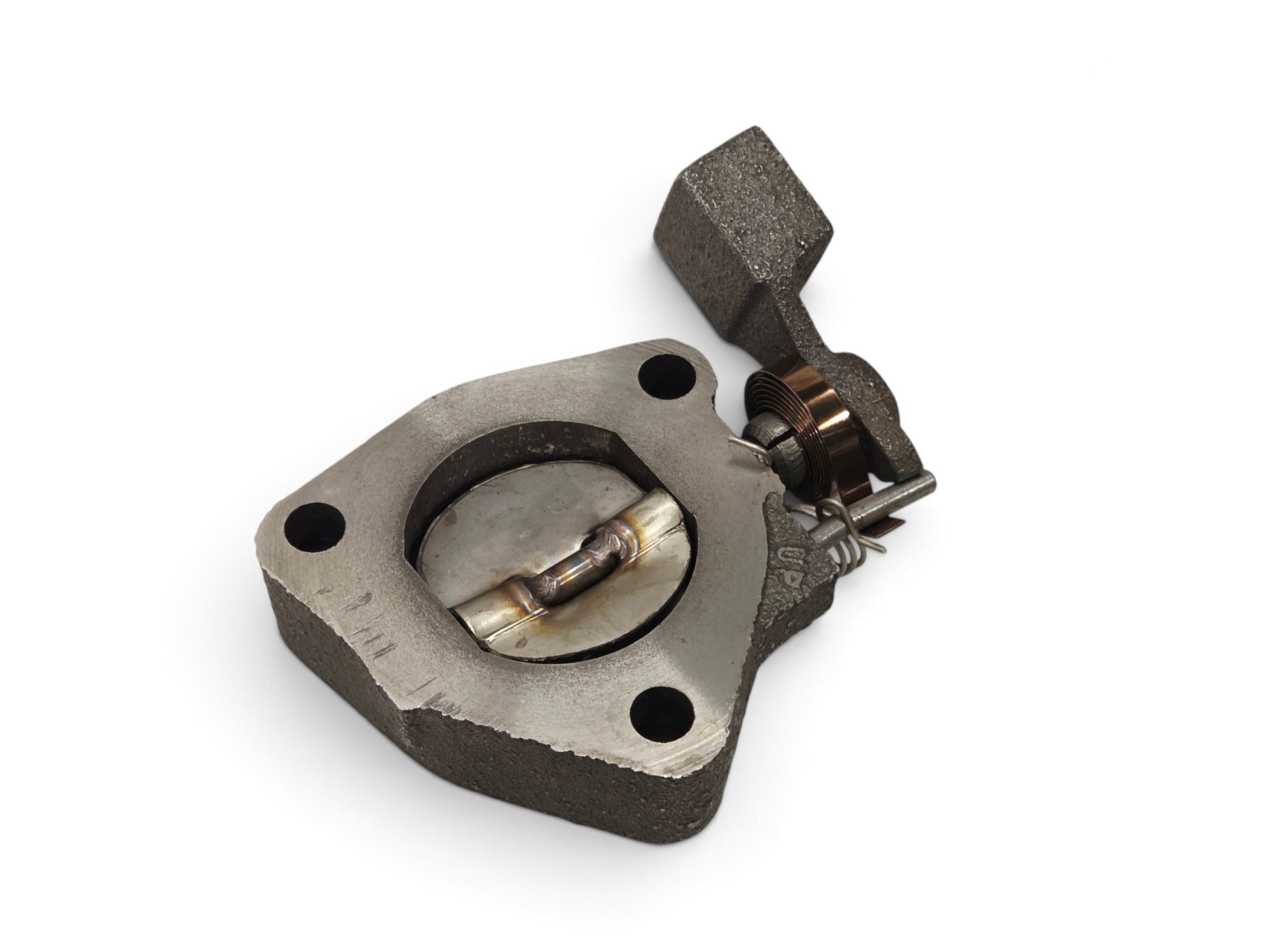 Send it Auto Parts 2-inch exhaust heat riser valve for 1957-1974 Corvette, featuring a durable metal construction.