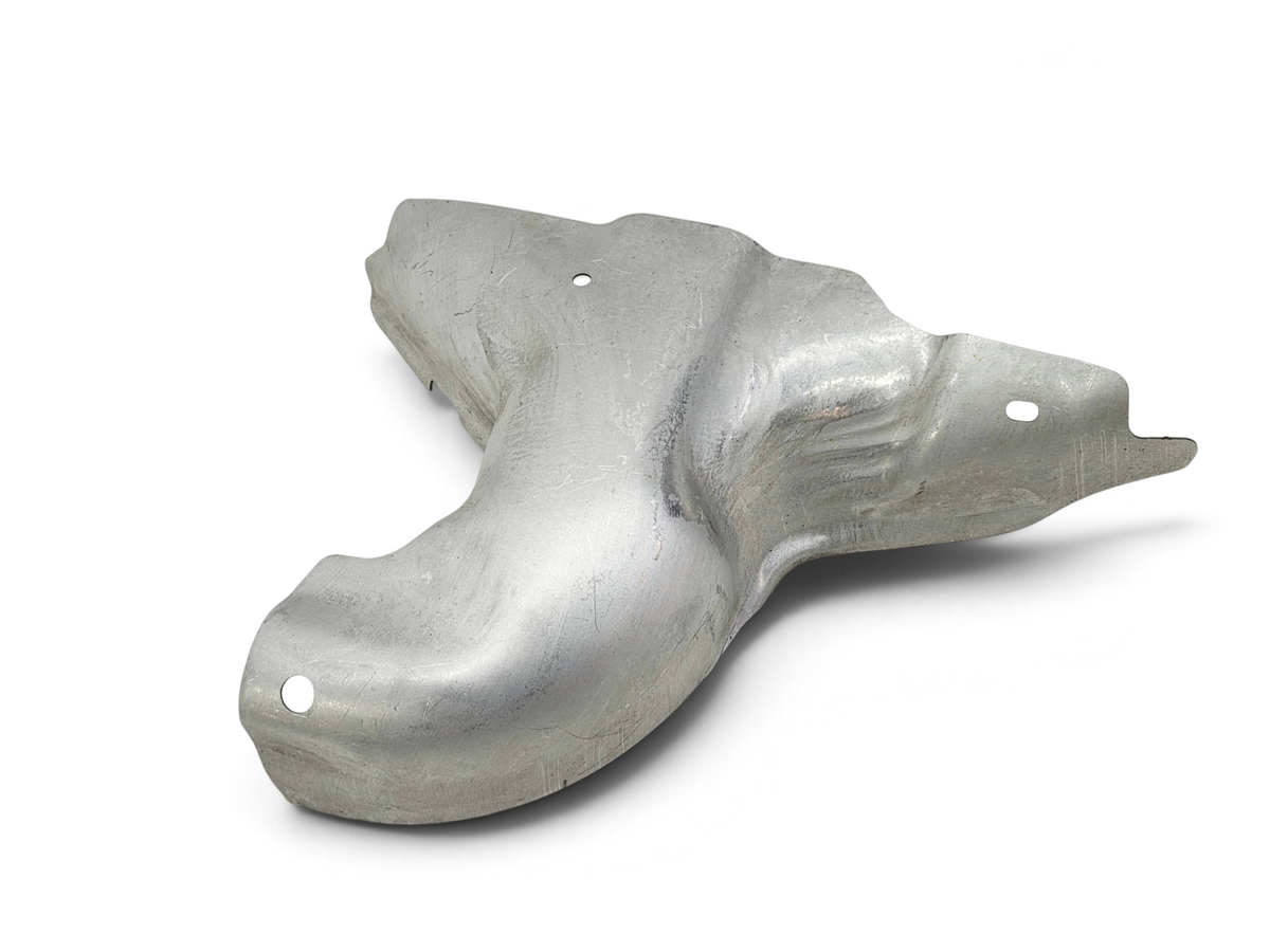 Send it Auto Parts OEM GM Corvette C4 ZR-1 LT5 driver side inner exhaust manifold heat shield in silver metal