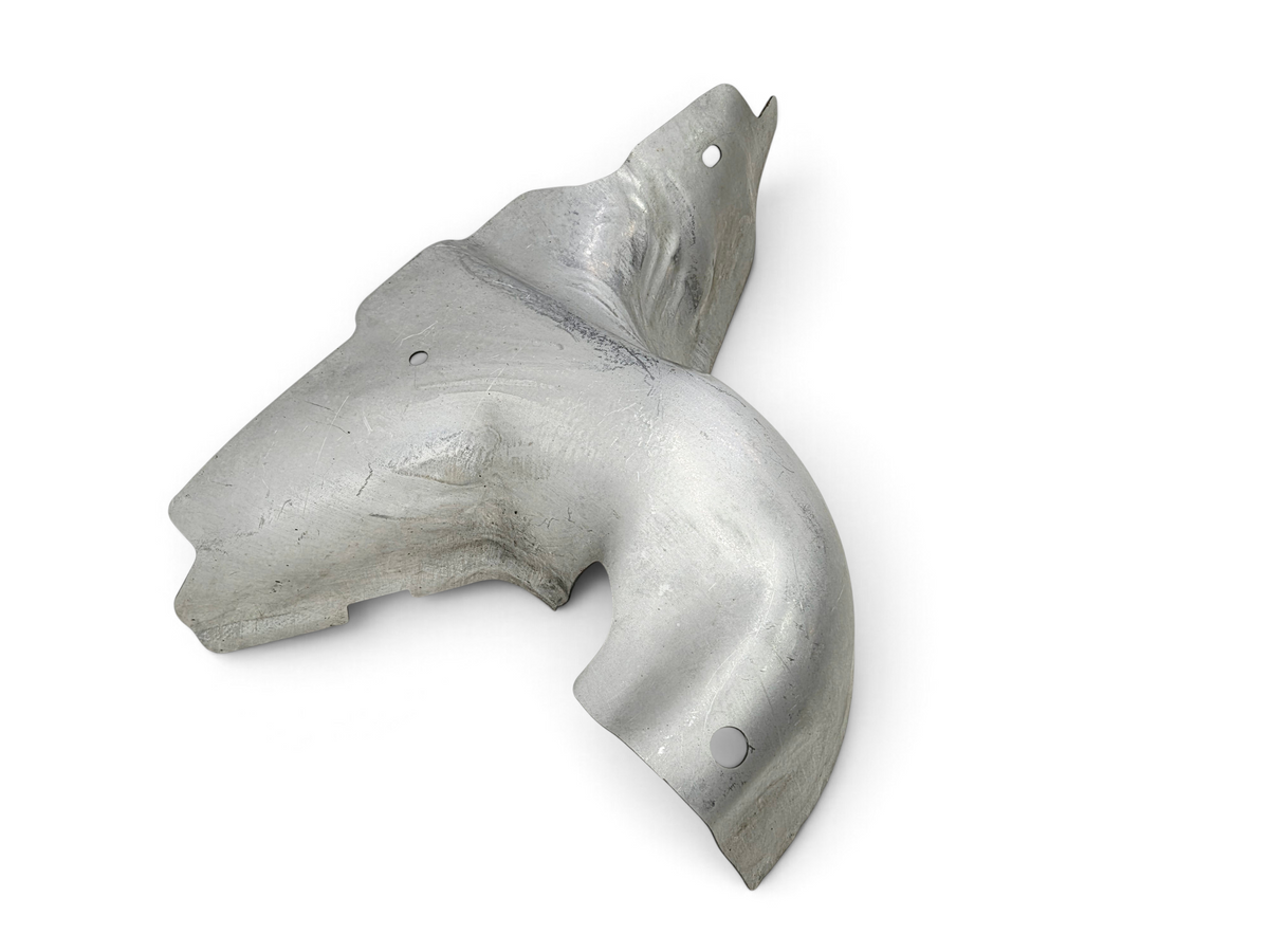 Send it Auto Parts OEM GM Corvette C4 ZR-1 LT5 driver side inner exhaust manifold heat shield in silver metal