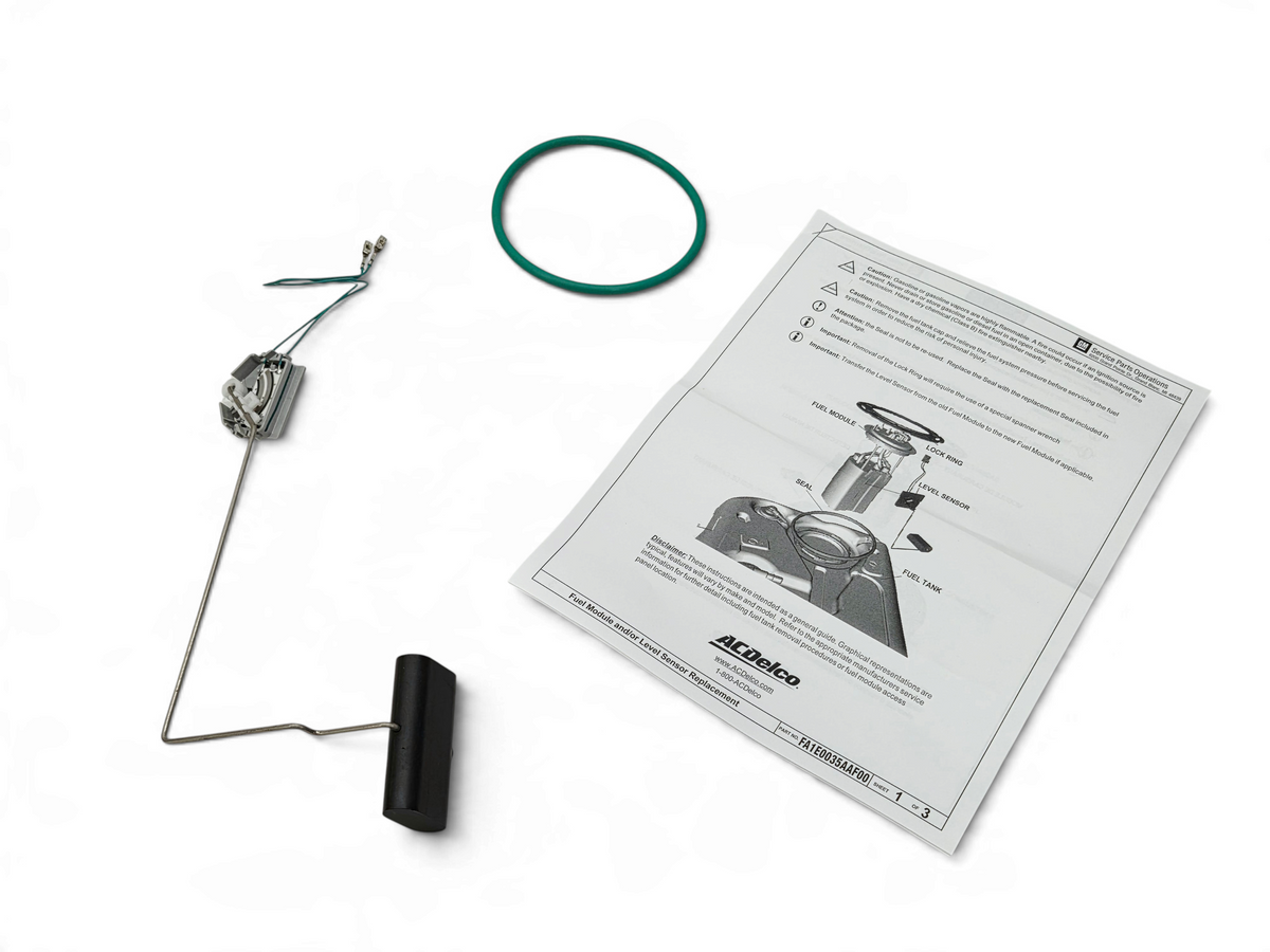Send it Auto Parts OEM GM fuel level sensor for 2007-2013 Corvette C6 with green O-ring and installation instructions