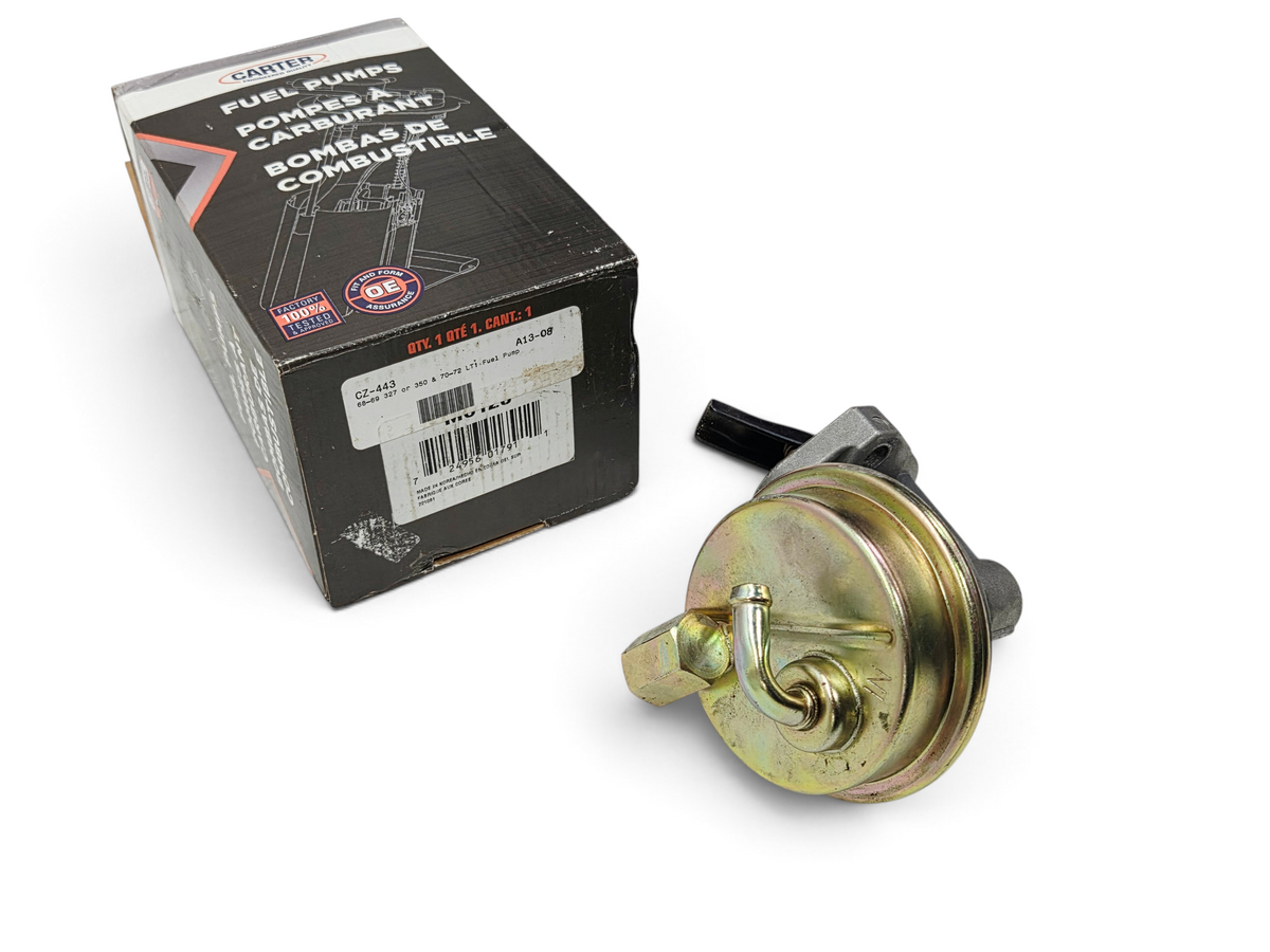 Send it Auto Parts Carter M6120 fuel pump for 1968-1972 Corvette C3 with original branded packaging box