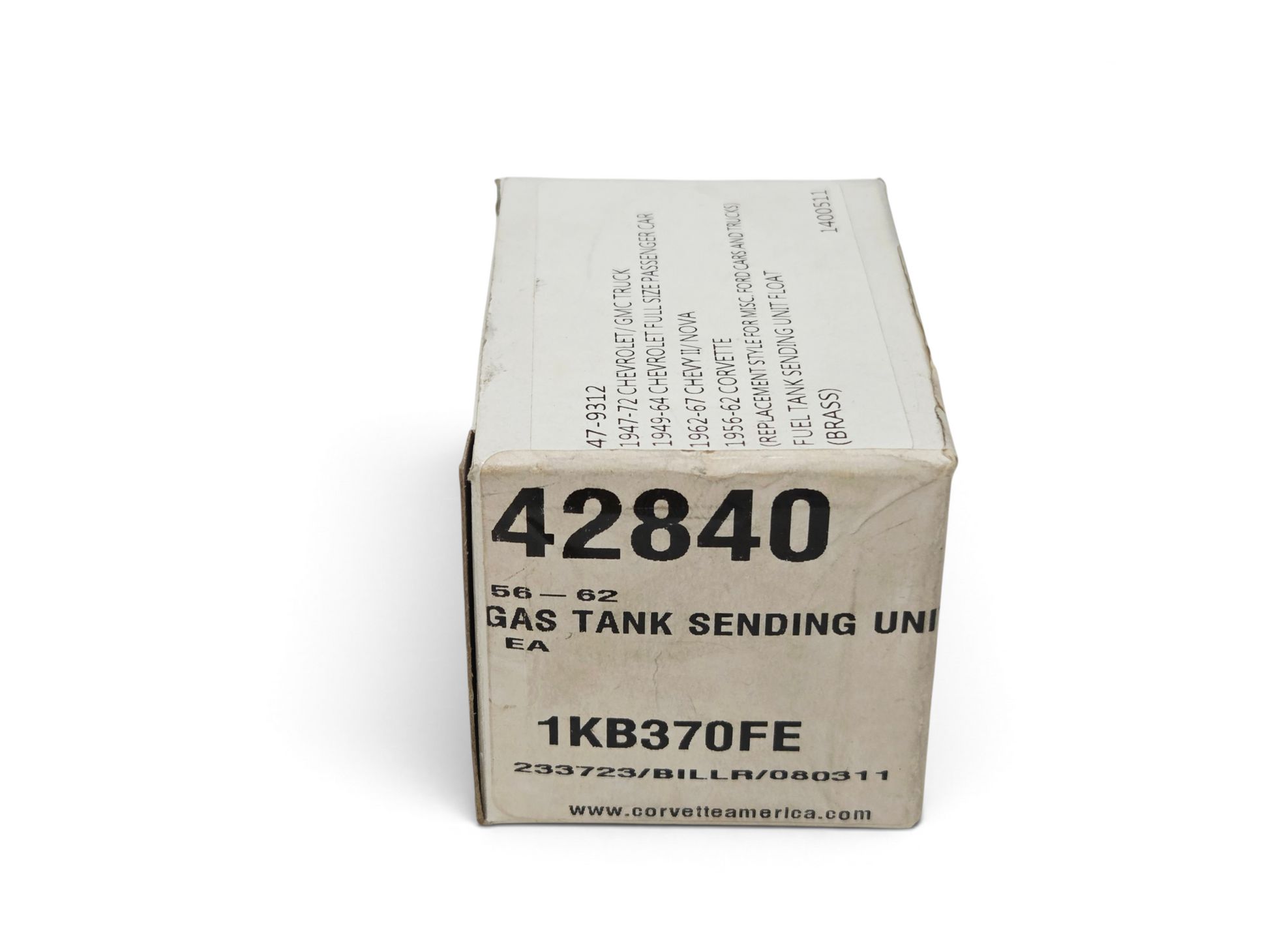 Send it Auto Parts Corvette America 1956-1962 C1 Corvette gas tank sending unit float in original packaging