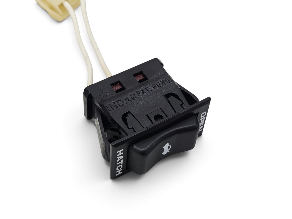 Send it Auto Parts OEM black rear hatch release switch for 1984-1985 Chevrolet Corvette C4 with wiring harness