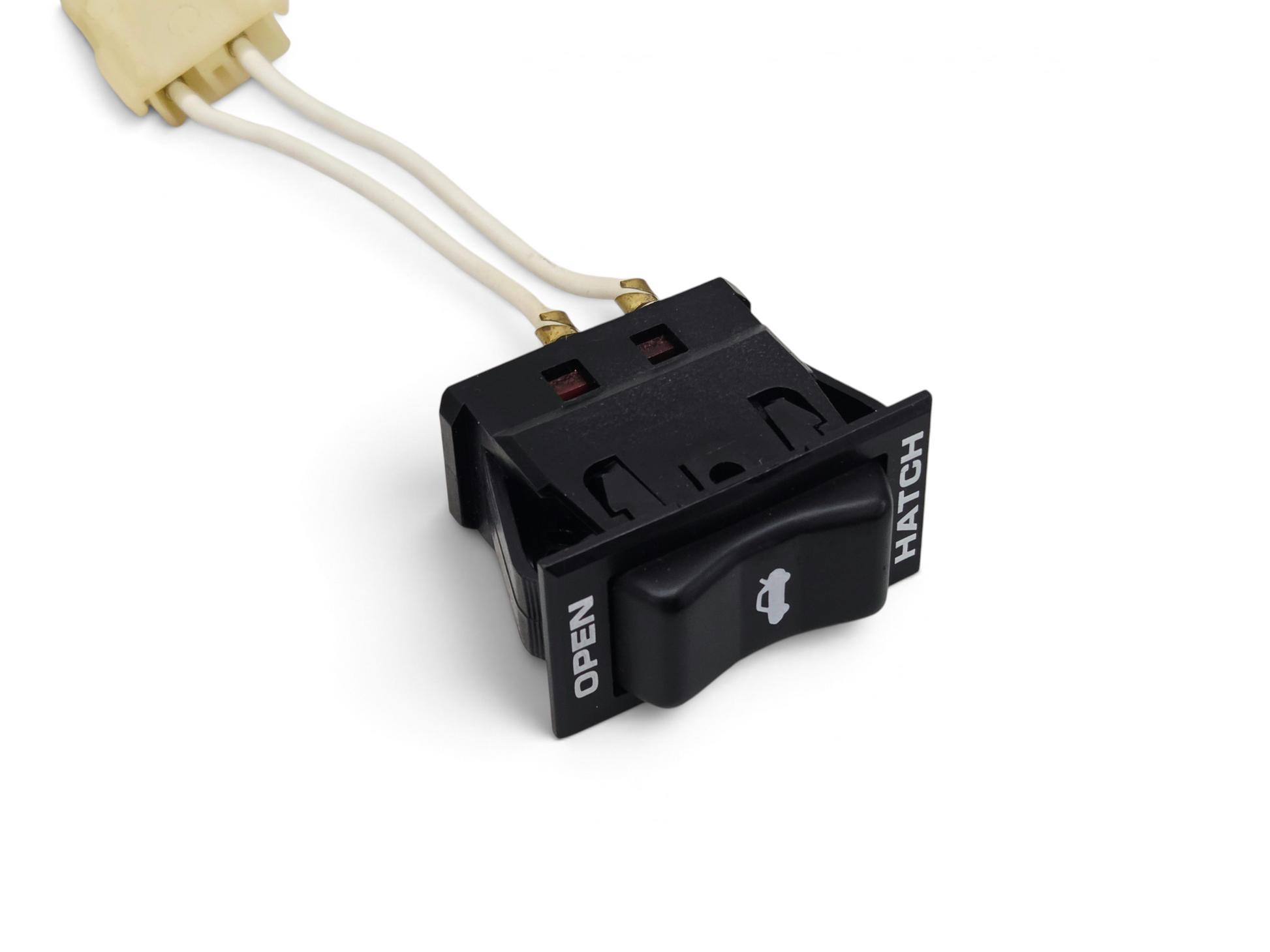Send it Auto Parts OEM GM 1984-1985 Corvette C4 rear hatch release switch with white wiring harness