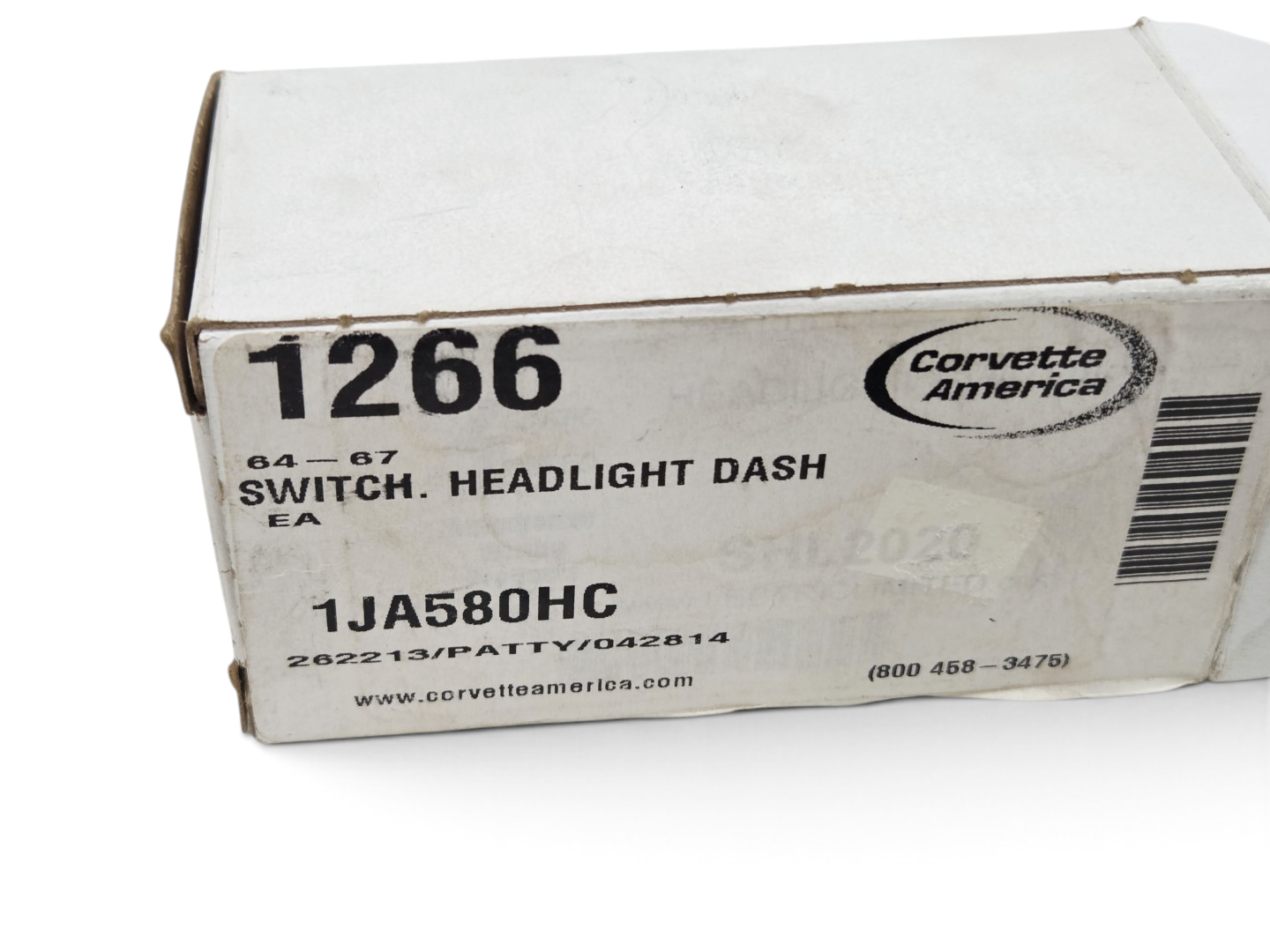 Send it Auto Parts Corvette America headlight dash switch box for 1964-1967 C2 Corvette models