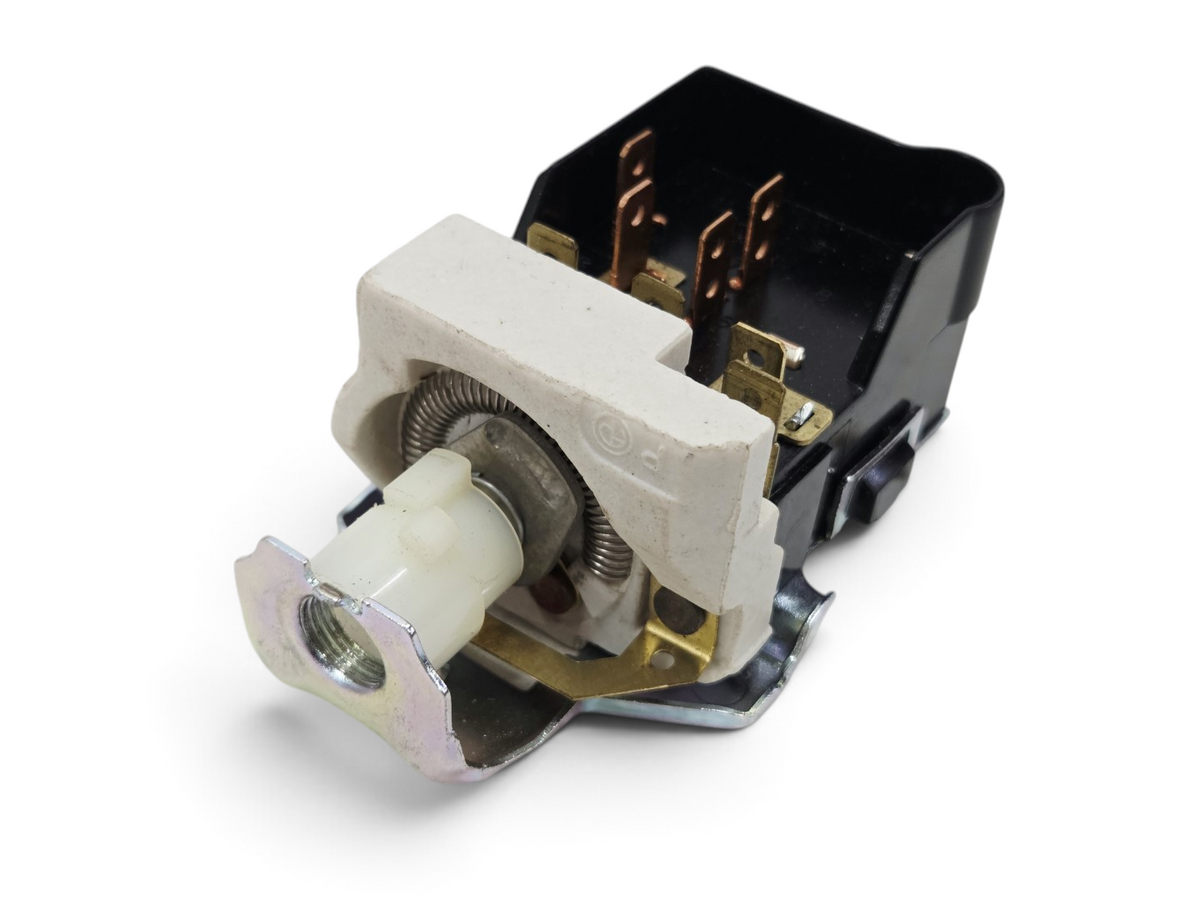 Send it Auto Parts 1964-1967 Corvette C2 headlight dash switch with dimmer functionality and metal mounting bracket
