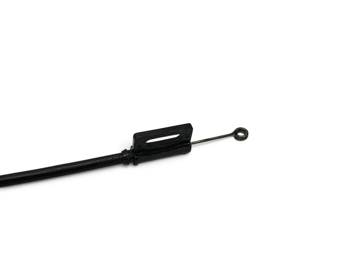Send it Auto Parts black metal heater control cable with loop end for 1972-1976 Corvette C3 climate control system