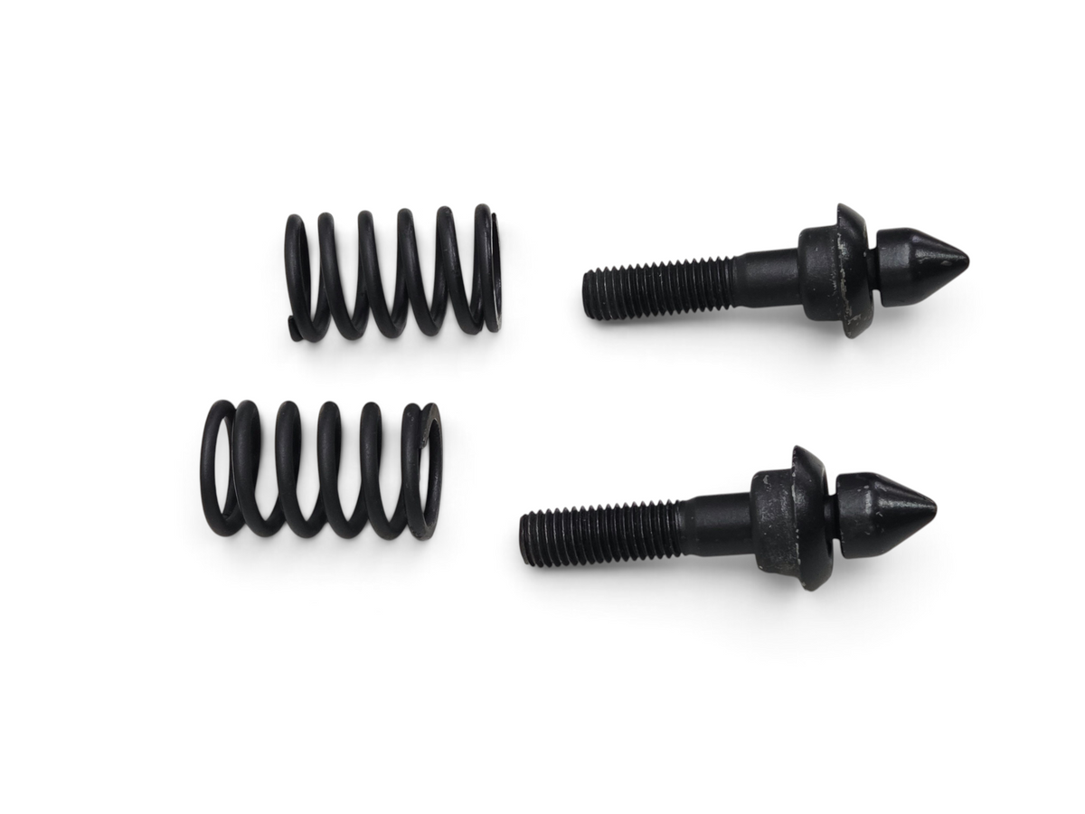 Send it Auto Parts OEM GM hood latch striker springs and studs for 1984-1996 Corvette C4, black repainted finish