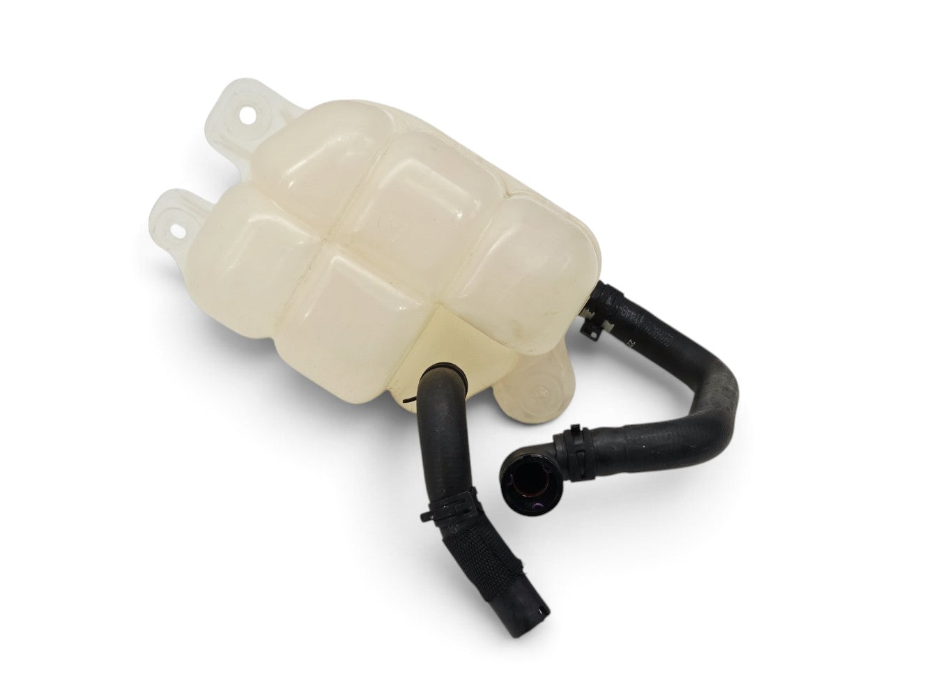 Send it Auto Parts OEM GM intercooler reservoir tank with attached black rubber hoses for Chevy Corvette C7 Z06