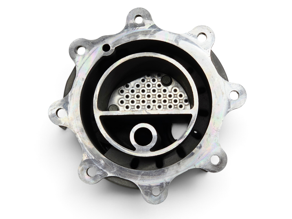 Send it Auto Parts OEM GM Corvette C6 LS7 dry sump tank top with visible metal finish and minor surface wear