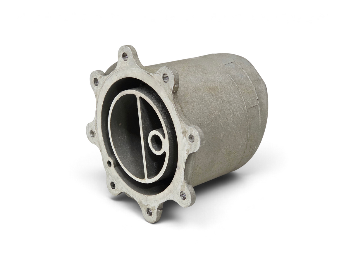 Send it Auto Parts OEM GM Corvette C6 LS7 dry sump oil tank top with pickup tube and O-ring in cast aluminum.