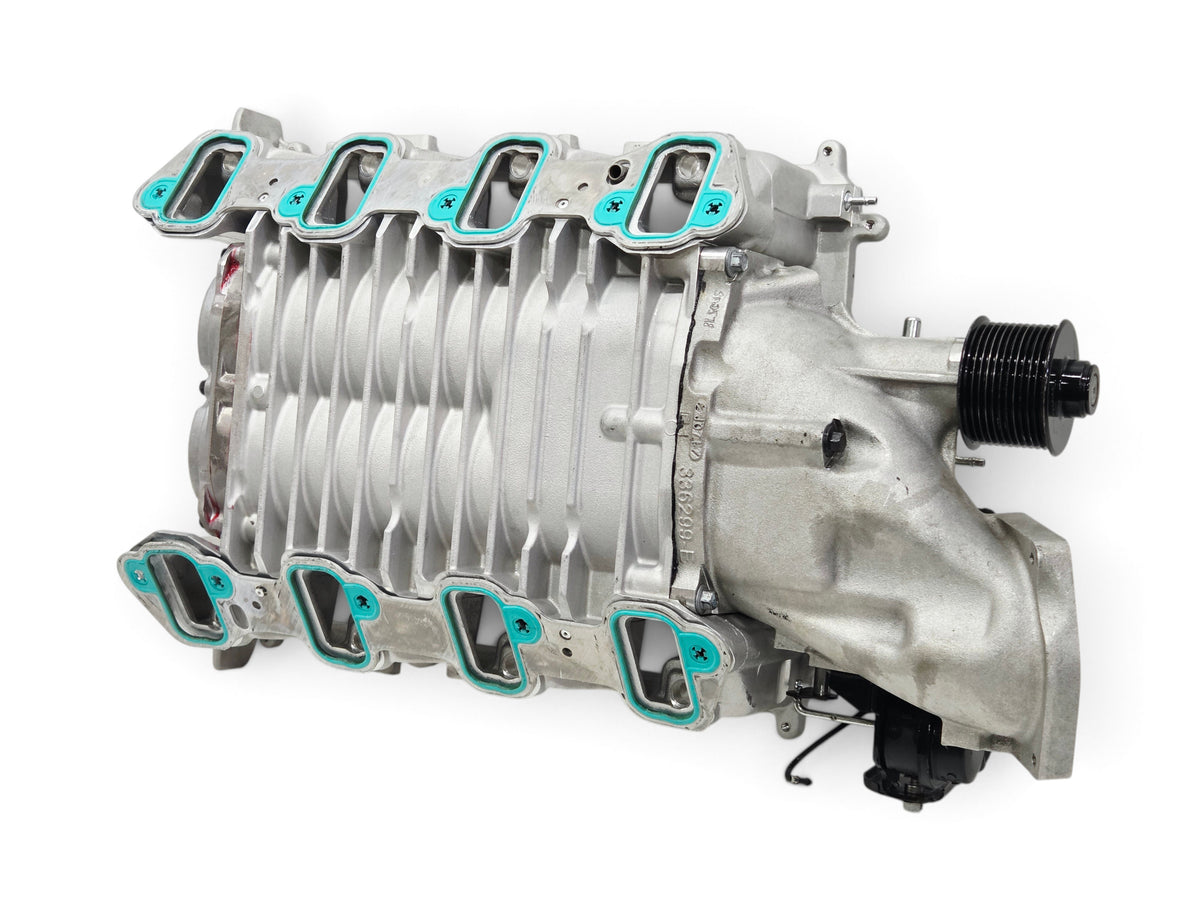 Send it Auto Parts OEM Chevrolet Corvette C6 ZR1 LS9 supercharger with Lingenfelter 2.60 inch pulley