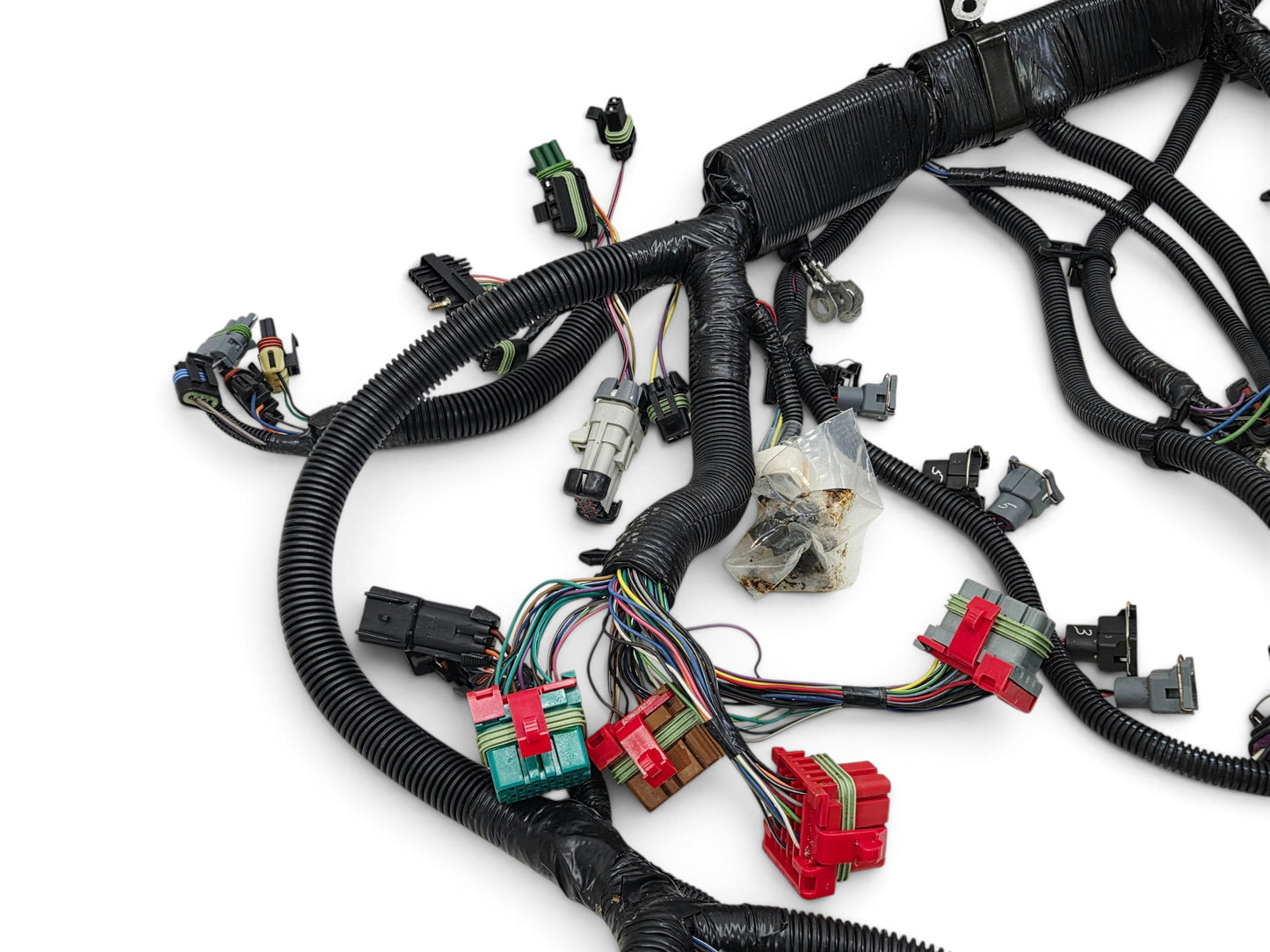 Send it Auto Parts OEM GM wiring harness for 1993-1995 Corvette C4 ZR-1 LT5 engine with multi-colored connectors.