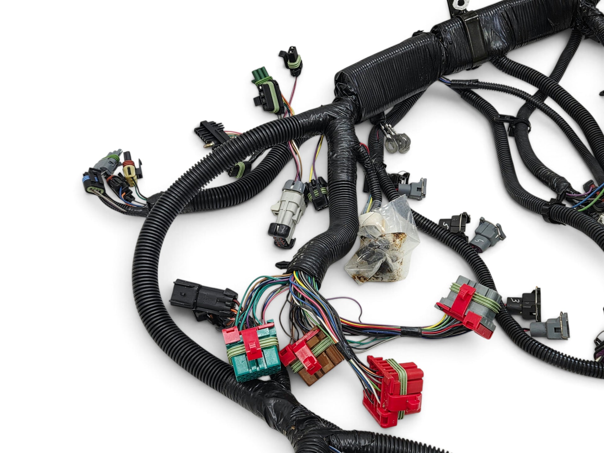 Send it Auto Parts OEM GM wiring harness for 1993-1995 Corvette C4 ZR-1 LT5 engine with multi-colored connectors.