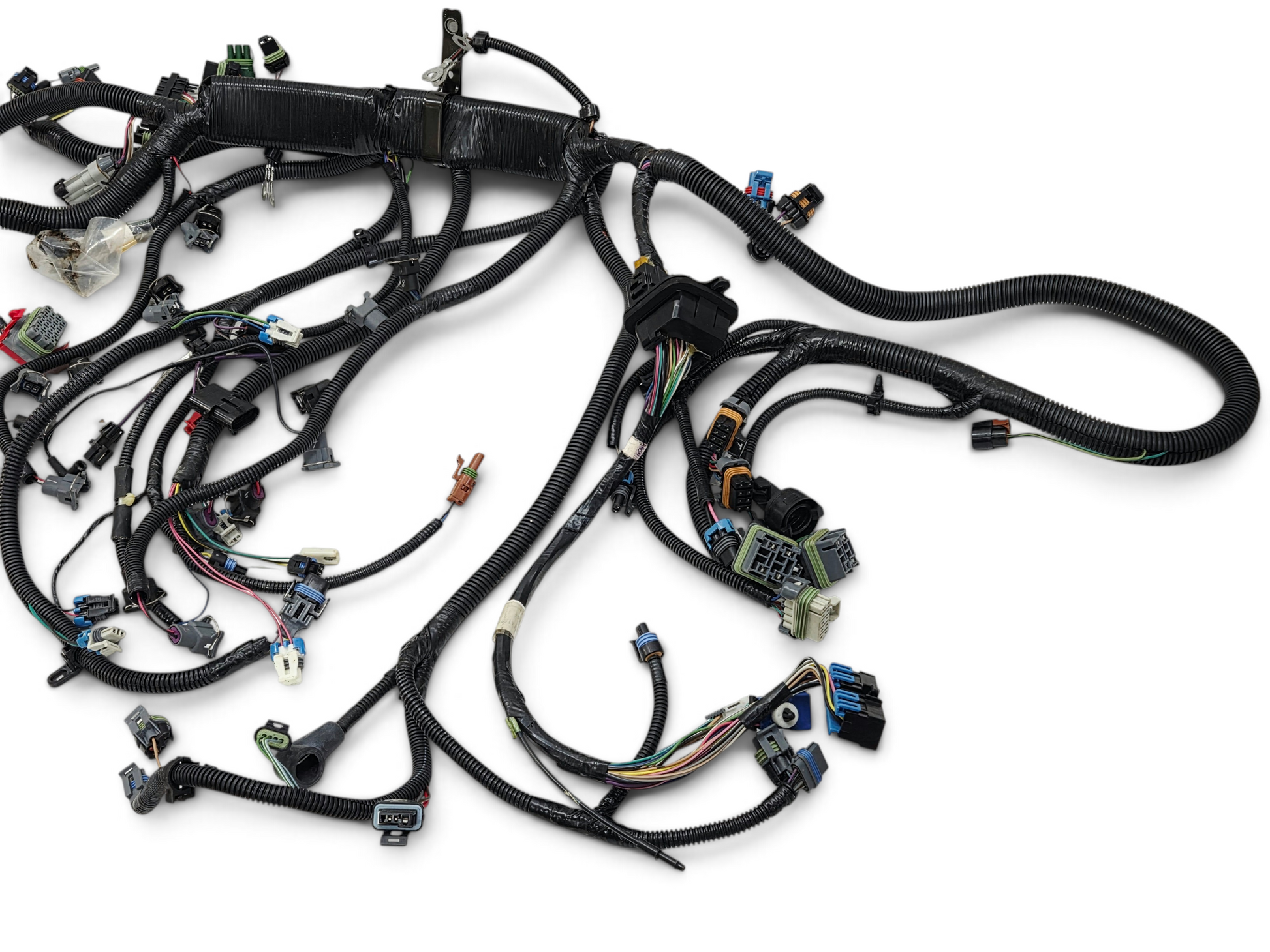 Send it Auto Parts OEM GM wiring harness for 1993-1995 Corvette C4 ZR-1 LT5 engine with black protective conduit