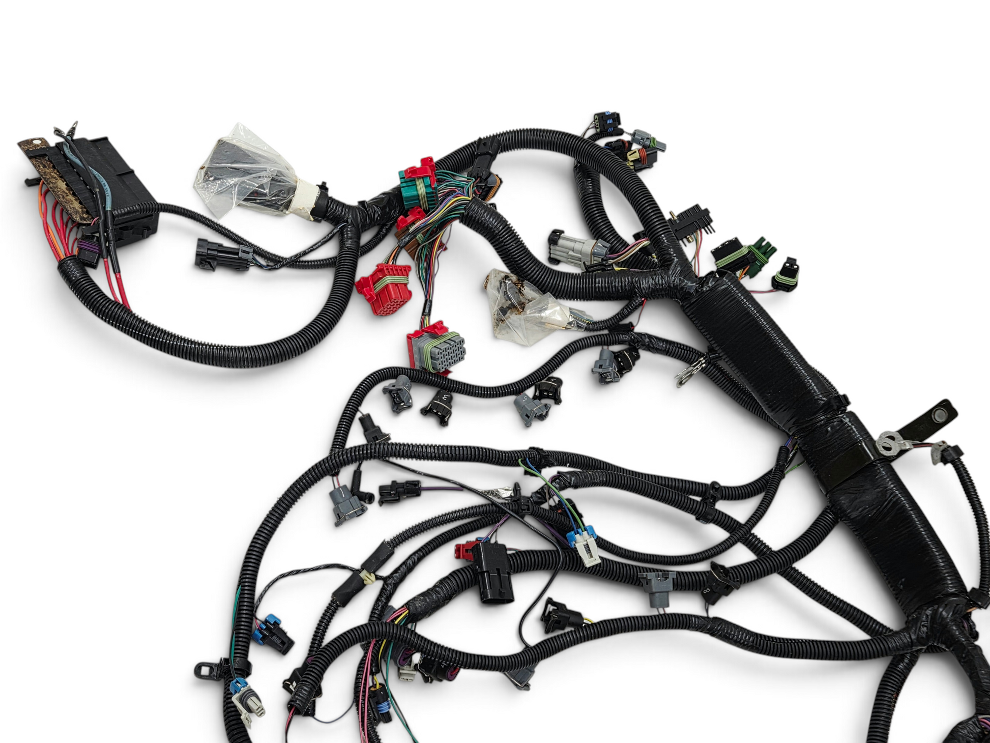 Send it Auto Parts OEM GM wiring harness for 1993-1995 Corvette C4 ZR-1 LT5 engine with black protective conduit
