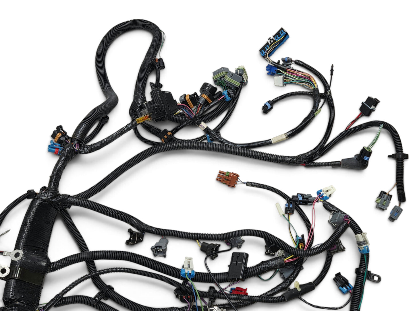 Send it Auto Parts OEM GM wiring harness for 1993-1995 Corvette C4 ZR-1 LT5 engine with black protective conduit