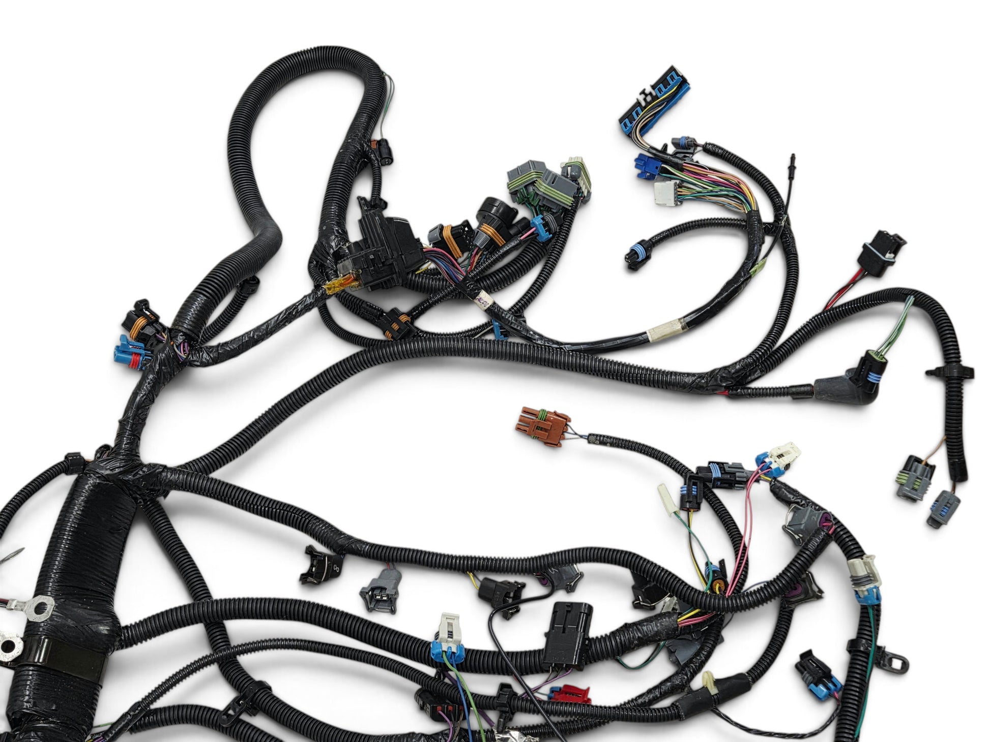 Send it Auto Parts OEM GM wiring harness for 1993-1995 Corvette C4 ZR-1 LT5 engine with black protective conduit