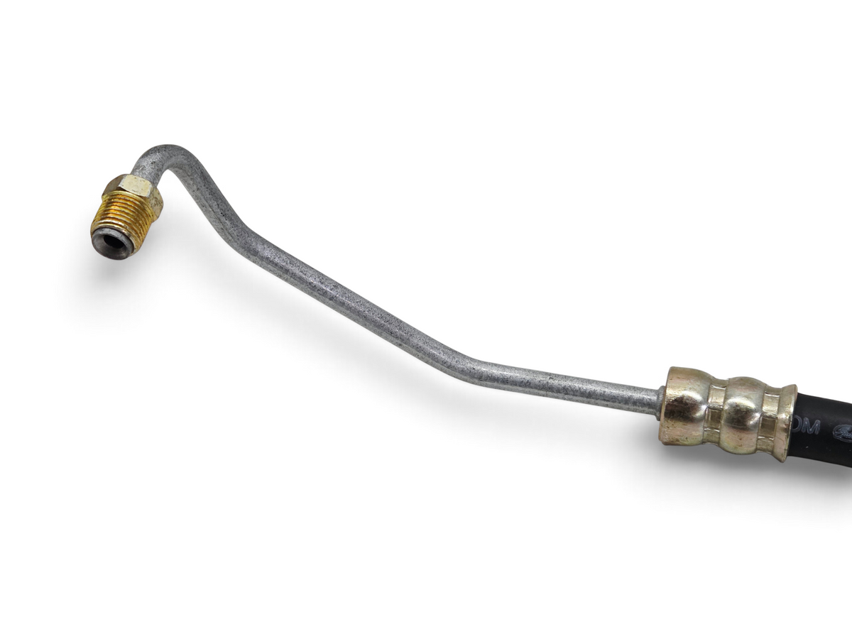 Send it Auto Parts power steering pressure hose for 1980-1982 Corvette with metal fitting and black Gates rubber
