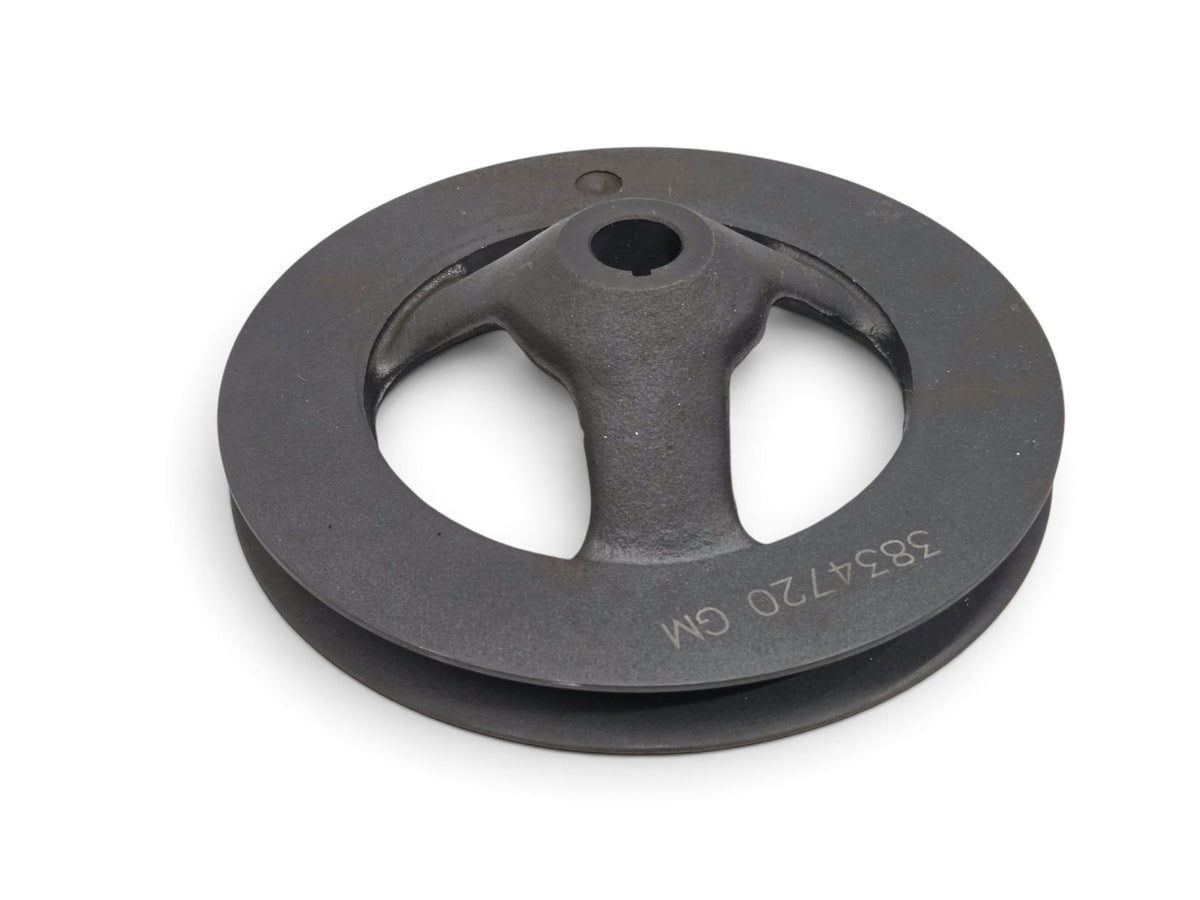 Send it Auto Parts OEM GM cast iron power steering pump pulley for 1965-1974 Corvette with part number 3834720