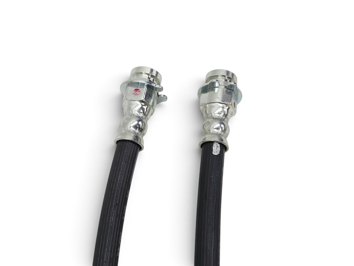 Send it Auto Parts pair of black rubber rear brake hoses for 1963-1982 Corvette C2 and C3 models