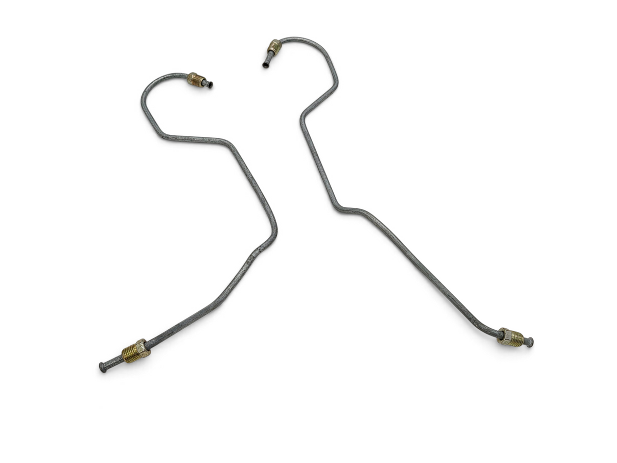 Send it Auto Parts steel rear brake caliper lines for 1965-1982 Corvette C2 C3 without spiral armor