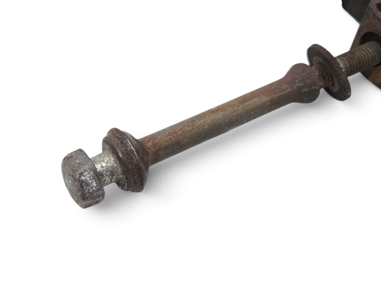 Send it Auto Parts OEM GM 1968-1970 Corvette C2 spare tire tub lock bolt with bracket and functional threads.