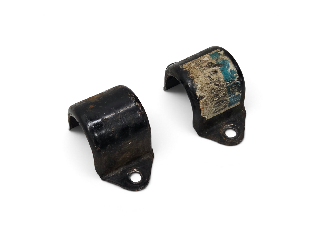 Send it Auto Parts set of two black OEM GM sway bar bushing frame brackets for 1968-1996 Corvette C3 and C4 models