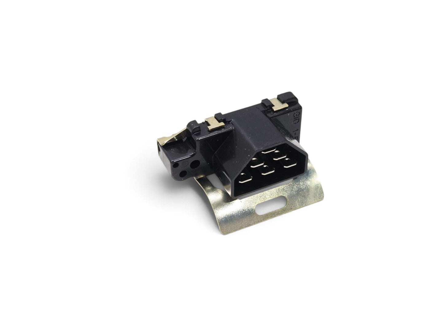 Send it Auto Parts 1963 Chevy Corvette C2 steering column turn signal switch with black plastic housing and metal bracket
