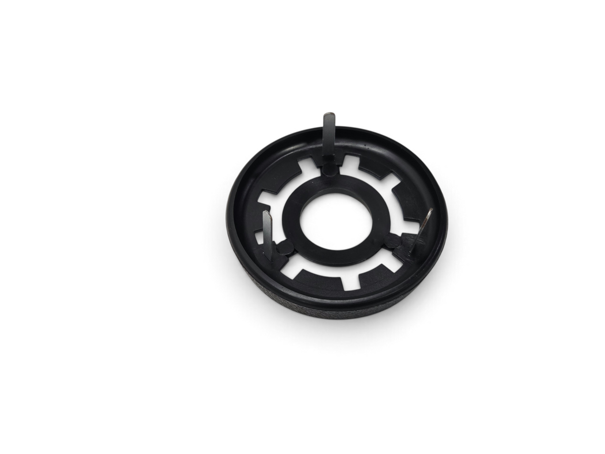 Send it Auto Parts black vinyl window crank handle spacer for 1968-1977 Corvette C4 with metal mounting tabs