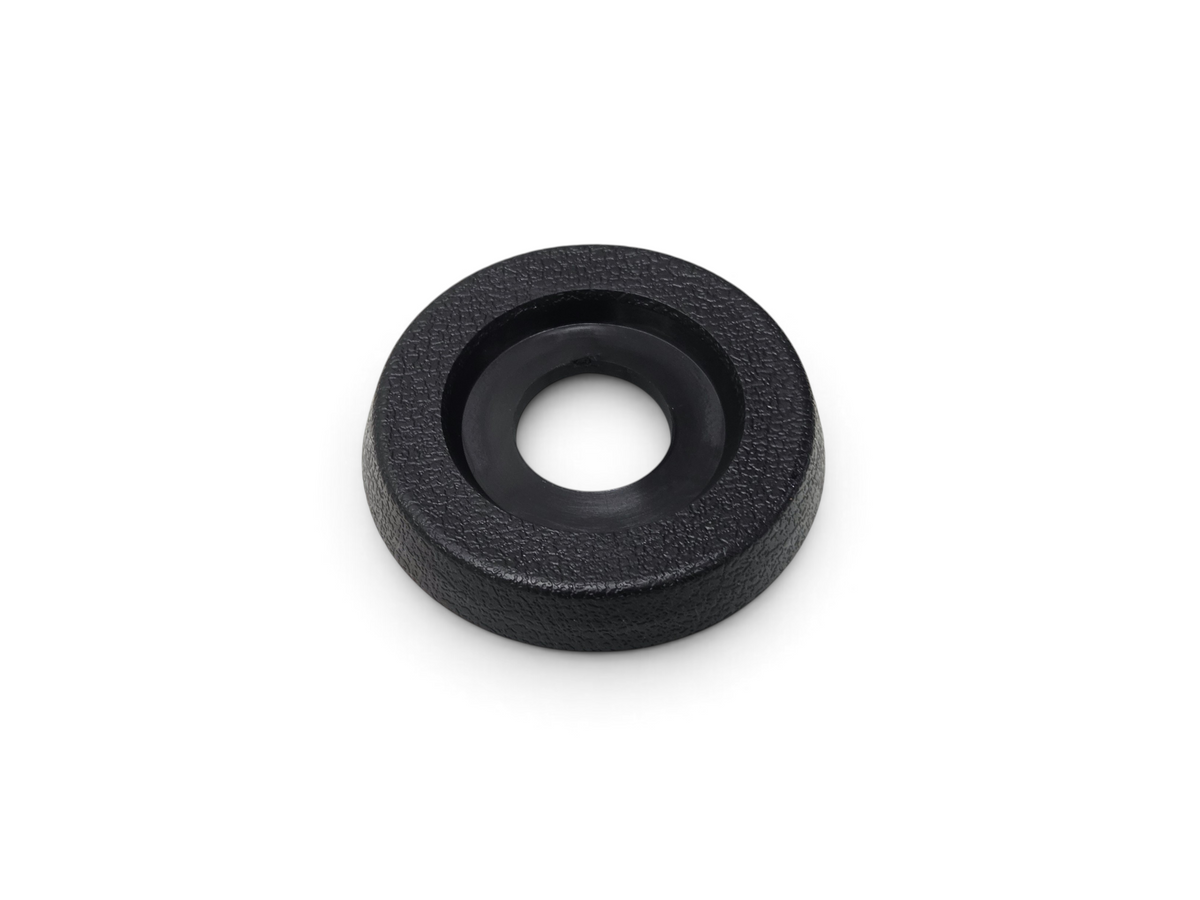 Send it Auto Parts black vinyl window crank handle spacer for 1968-1977 Corvette with textured finish