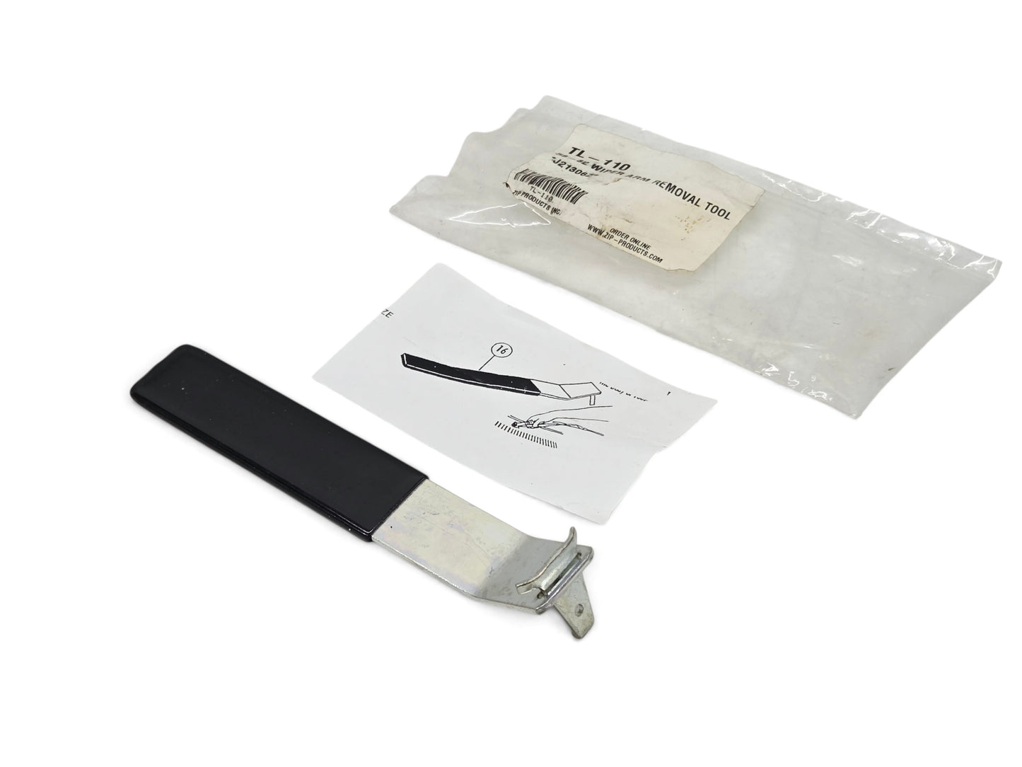 Send it Auto Parts windshield wiper arm removal tool for 1956-1982 Corvette with instruction sheet and packaging
