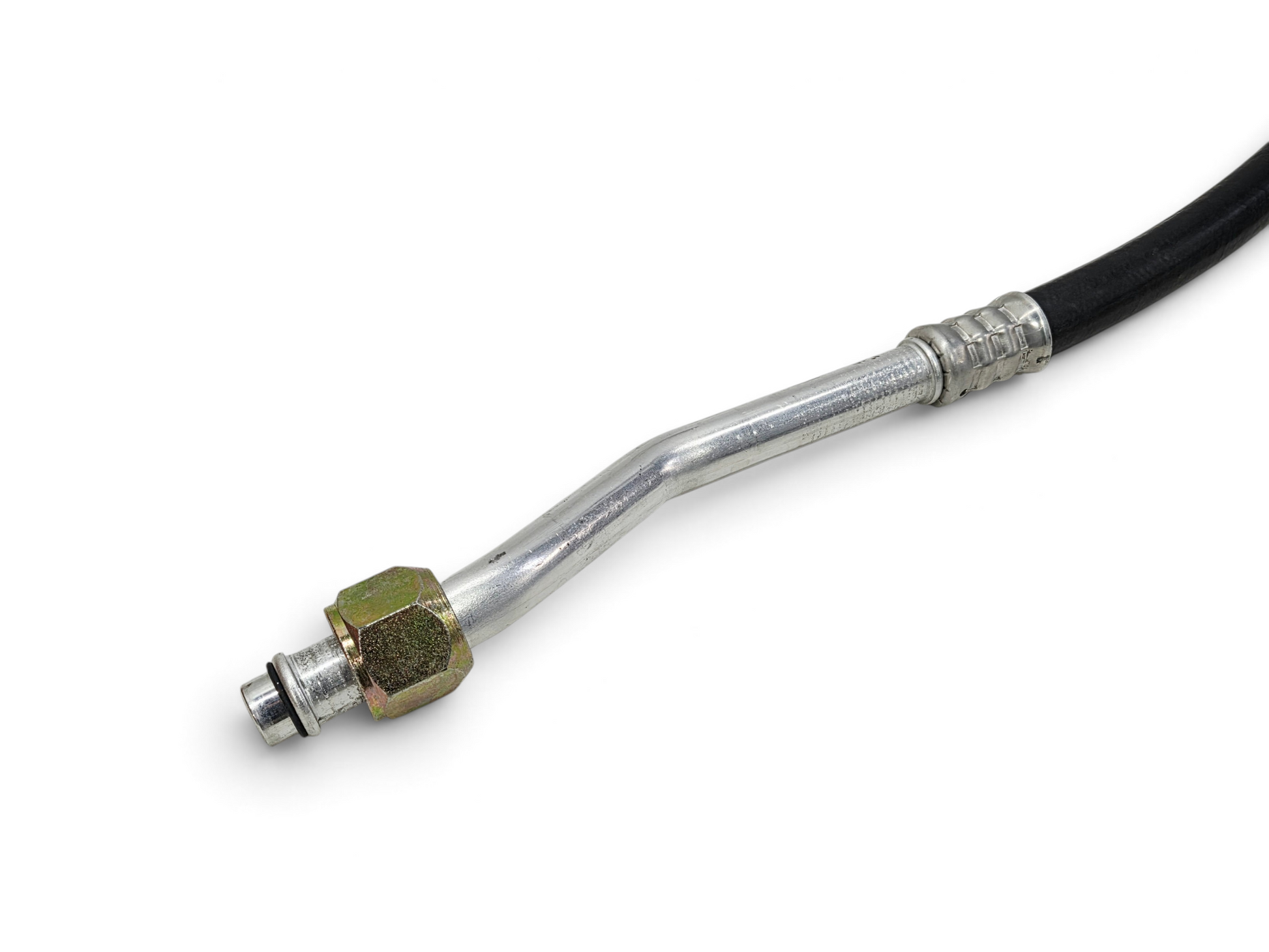 Send it Auto Parts OEM GM 10157992 accumulator hose for 1990-1993 Corvette C4 ZR-1 with metal fitting and black rubber
