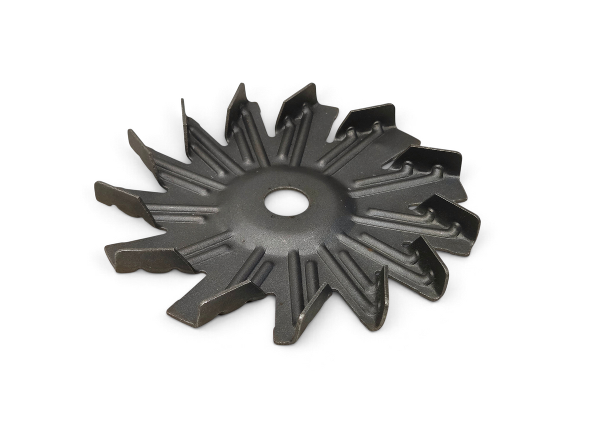 Send it Auto Parts OEM GM alternator fan for 1991-1995 Corvette C4 ZR-1 LT5 in dark grey metal finish